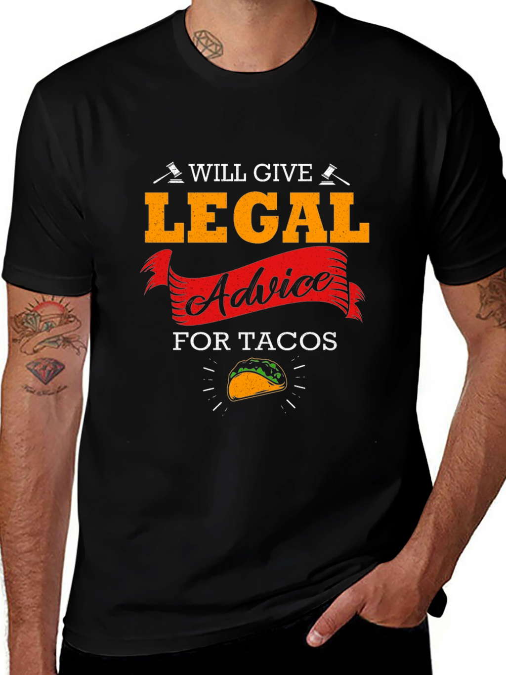 Will Give Legal Advice for Tacos T-Shirt