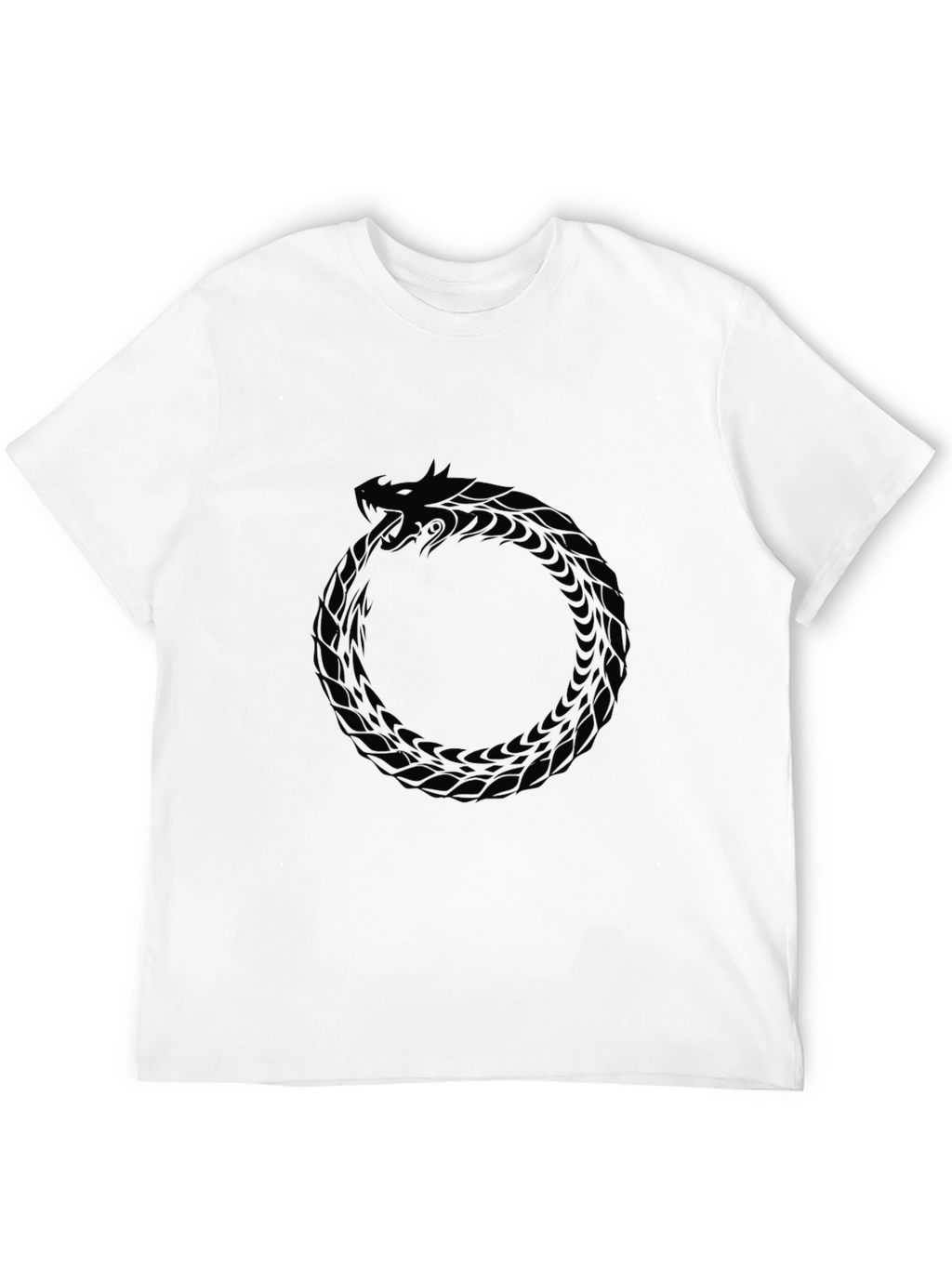 Ouroboros Serpent T-Shirt - Black
