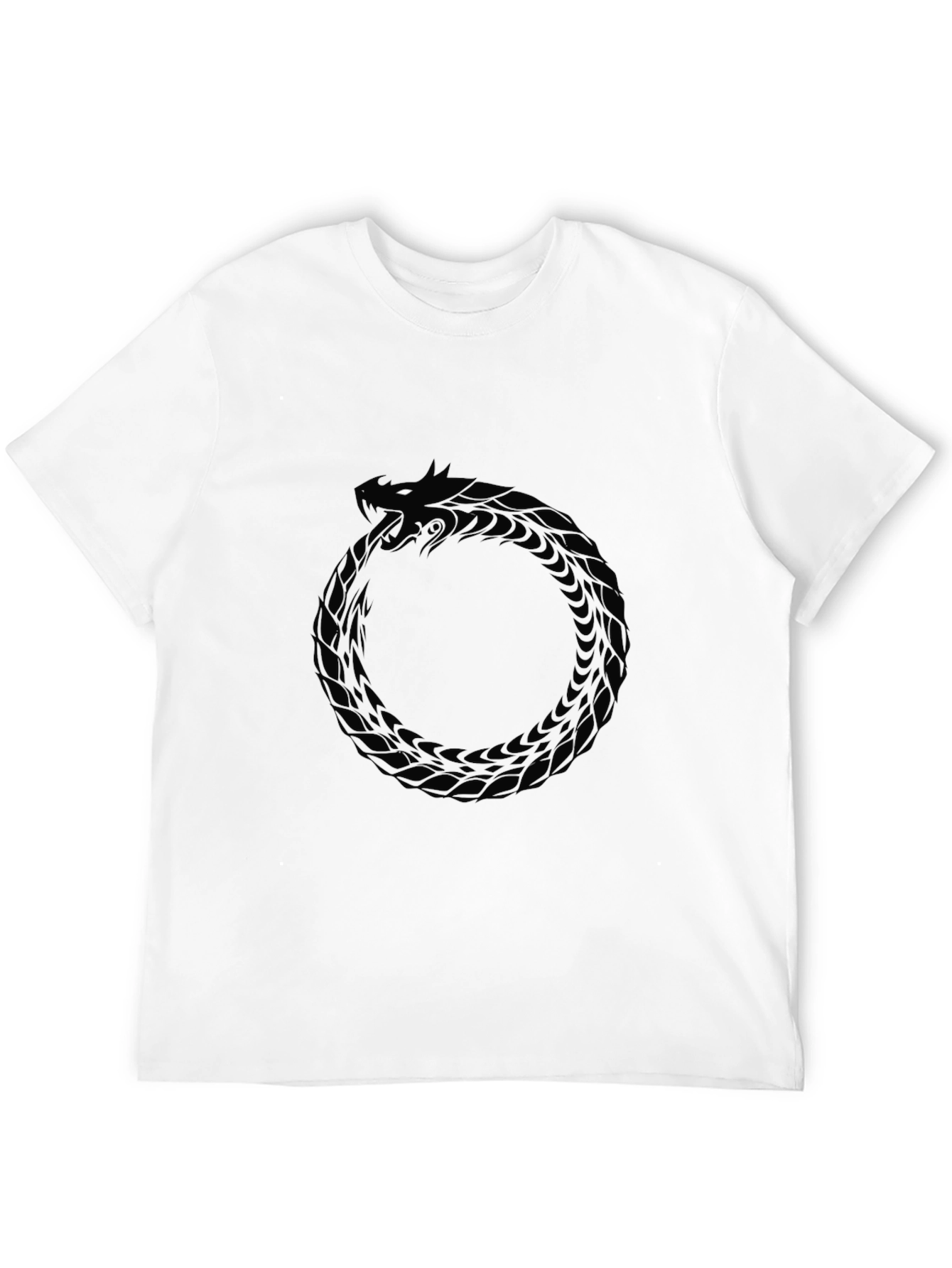 Ouroboros Serpent T-Shirt - Black