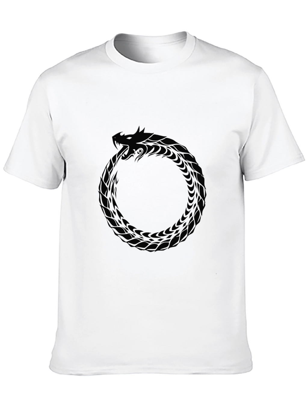 Ouroboros Serpent T-Shirt - Black