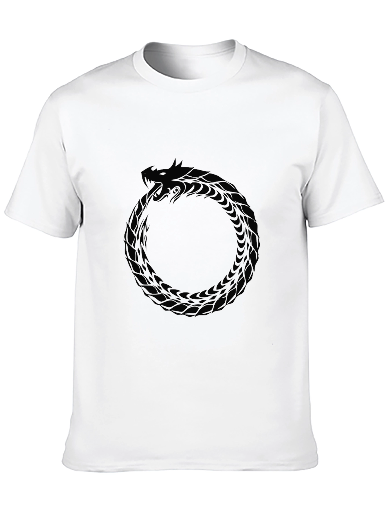 Ouroboros Serpent T-Shirt - Black