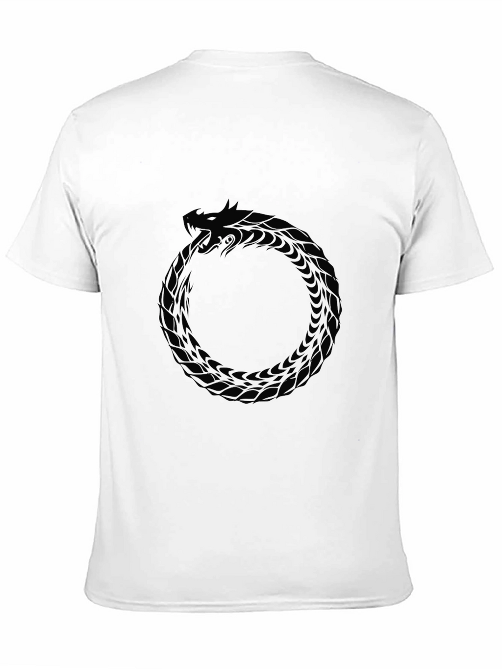 Ouroboros Serpent T-Shirt - Black