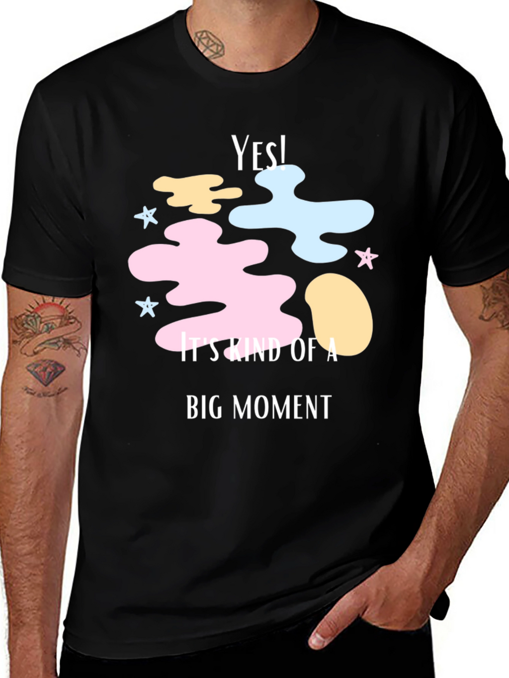 Yes! Big Moment Graphic Tee - Soft Cotton Blend