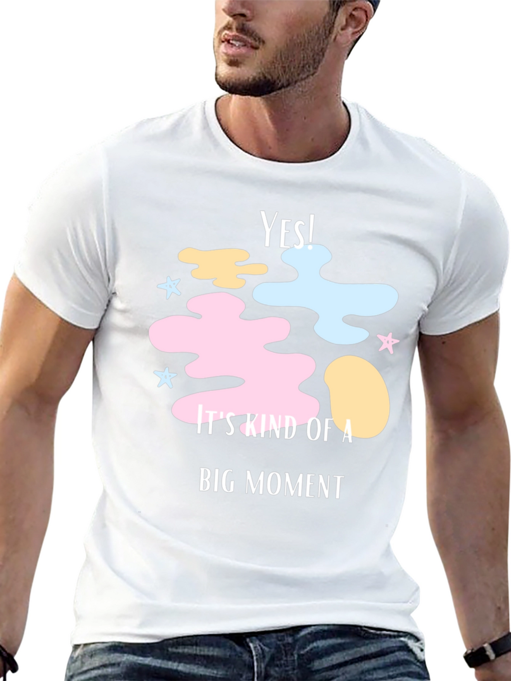 Yes! Big Moment Graphic Tee - Soft Cotton Blend