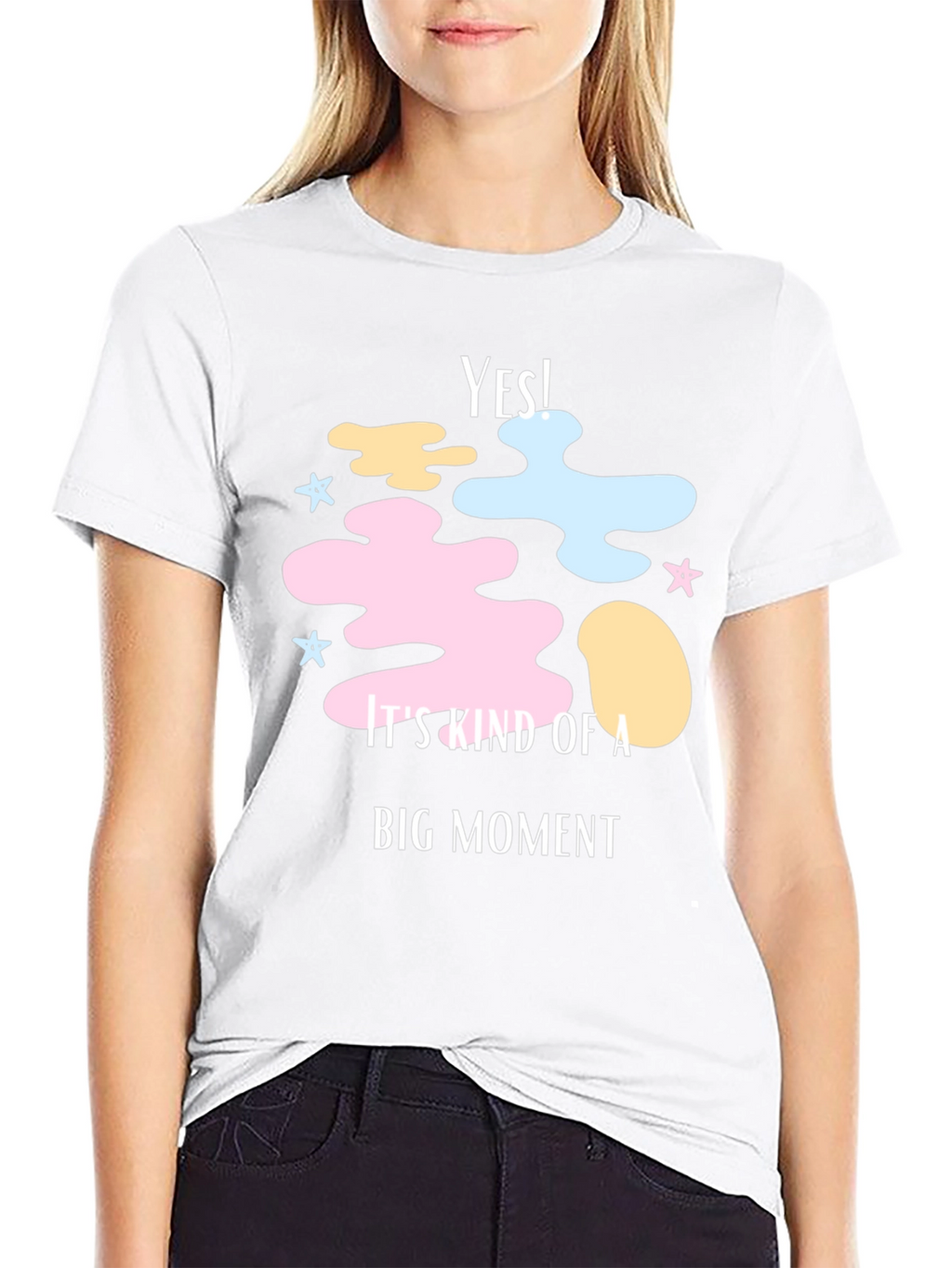 Yes! Big Moment Graphic Tee - Soft Cotton Blend
