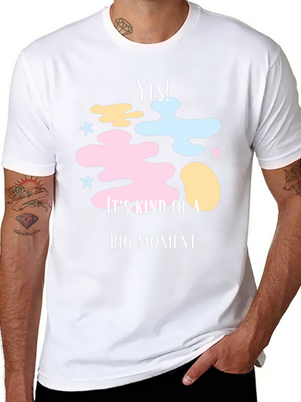 Yes! Big Moment Graphic Tee - Soft Cotton Blend