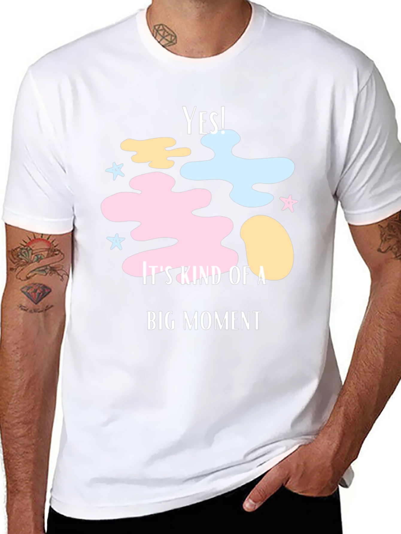 Yes! Big Moment Graphic Tee - Soft Cotton Blend