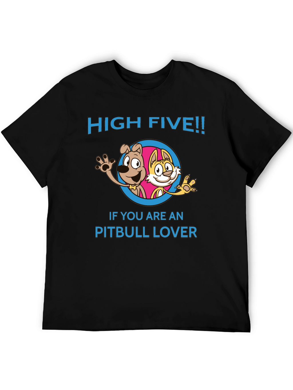 High Five Pitbull Lover T-Shirt