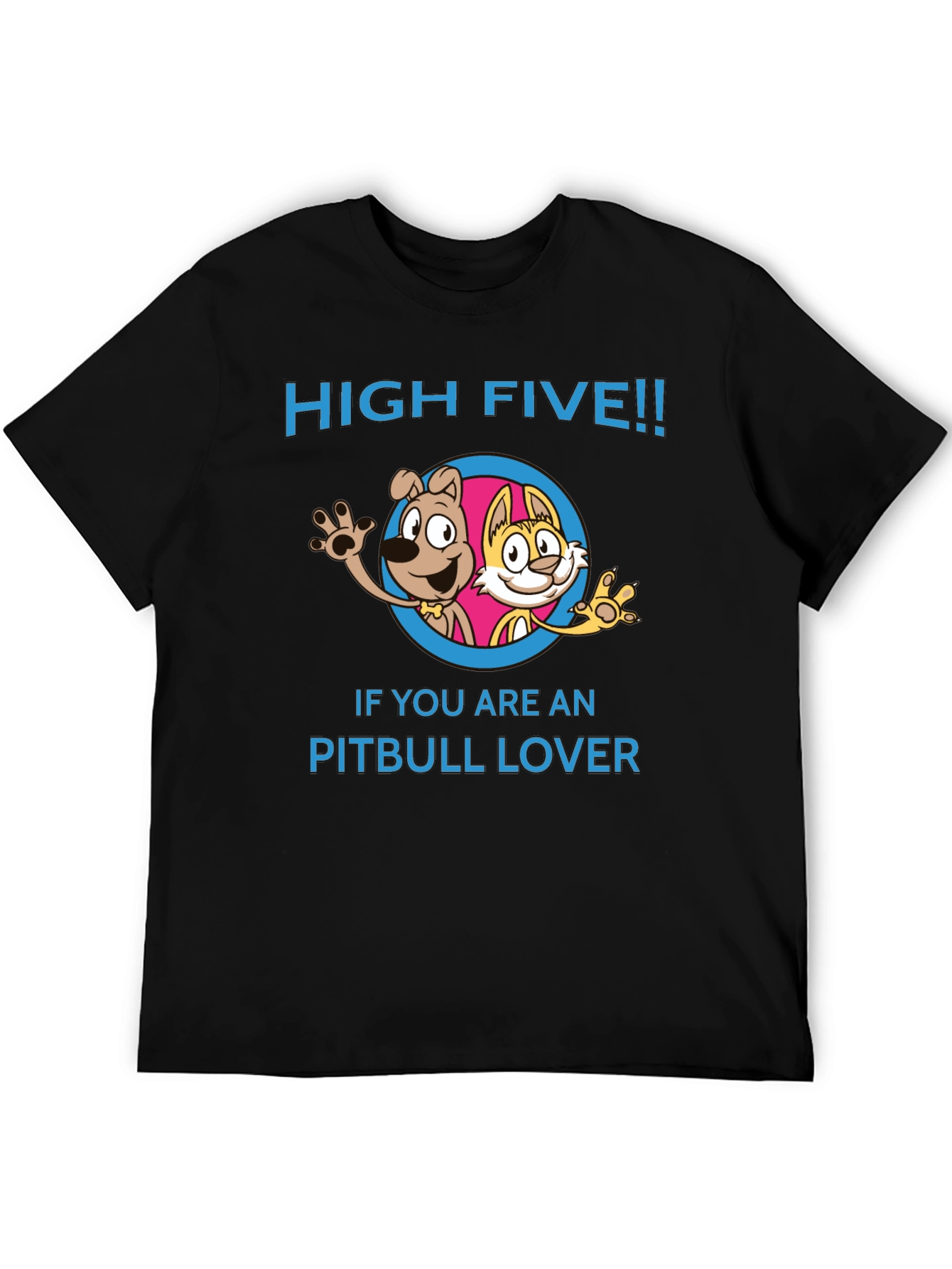 High Five Pitbull Lover T-Shirt