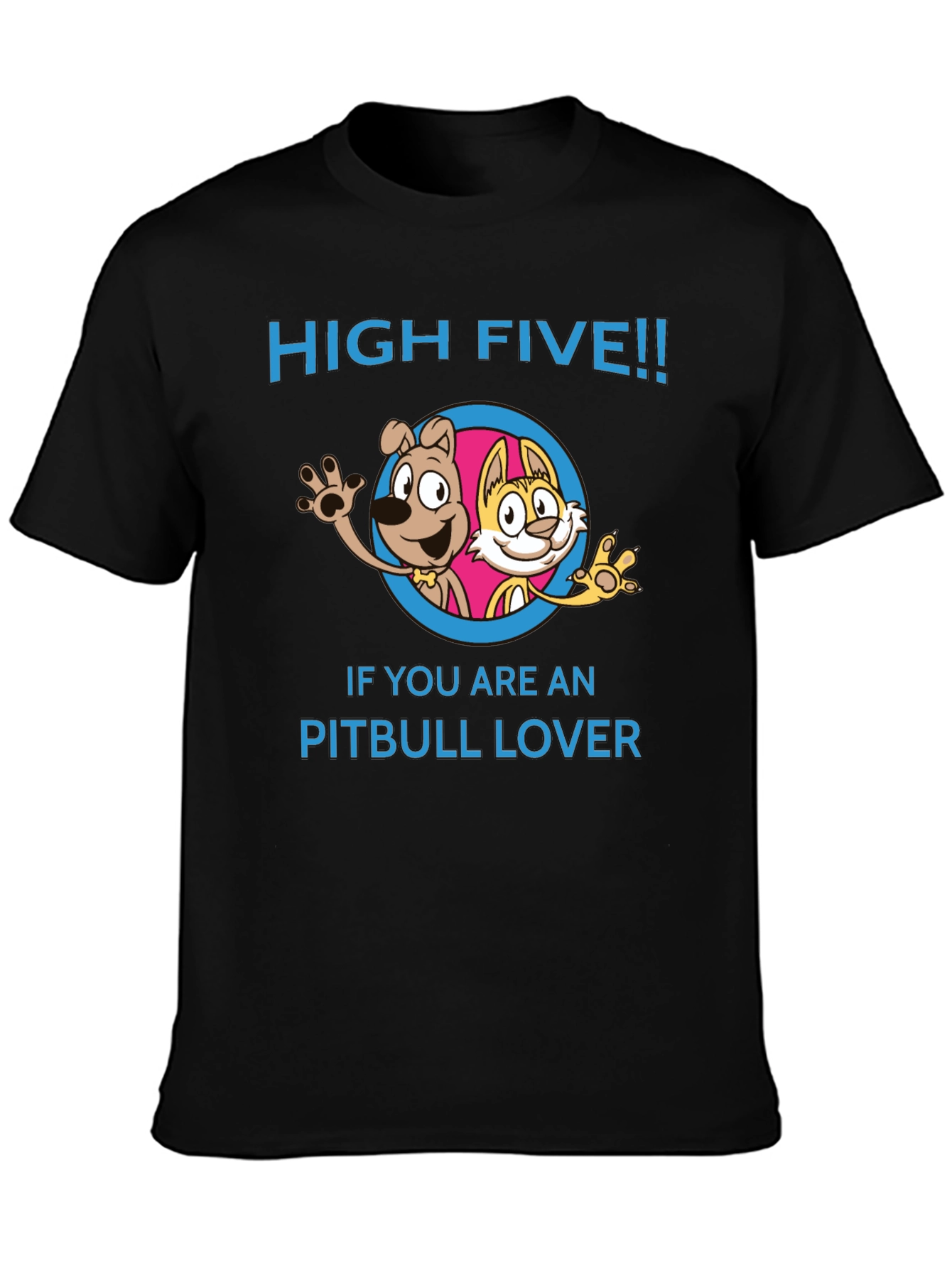 High Five Pitbull Lover T-Shirt