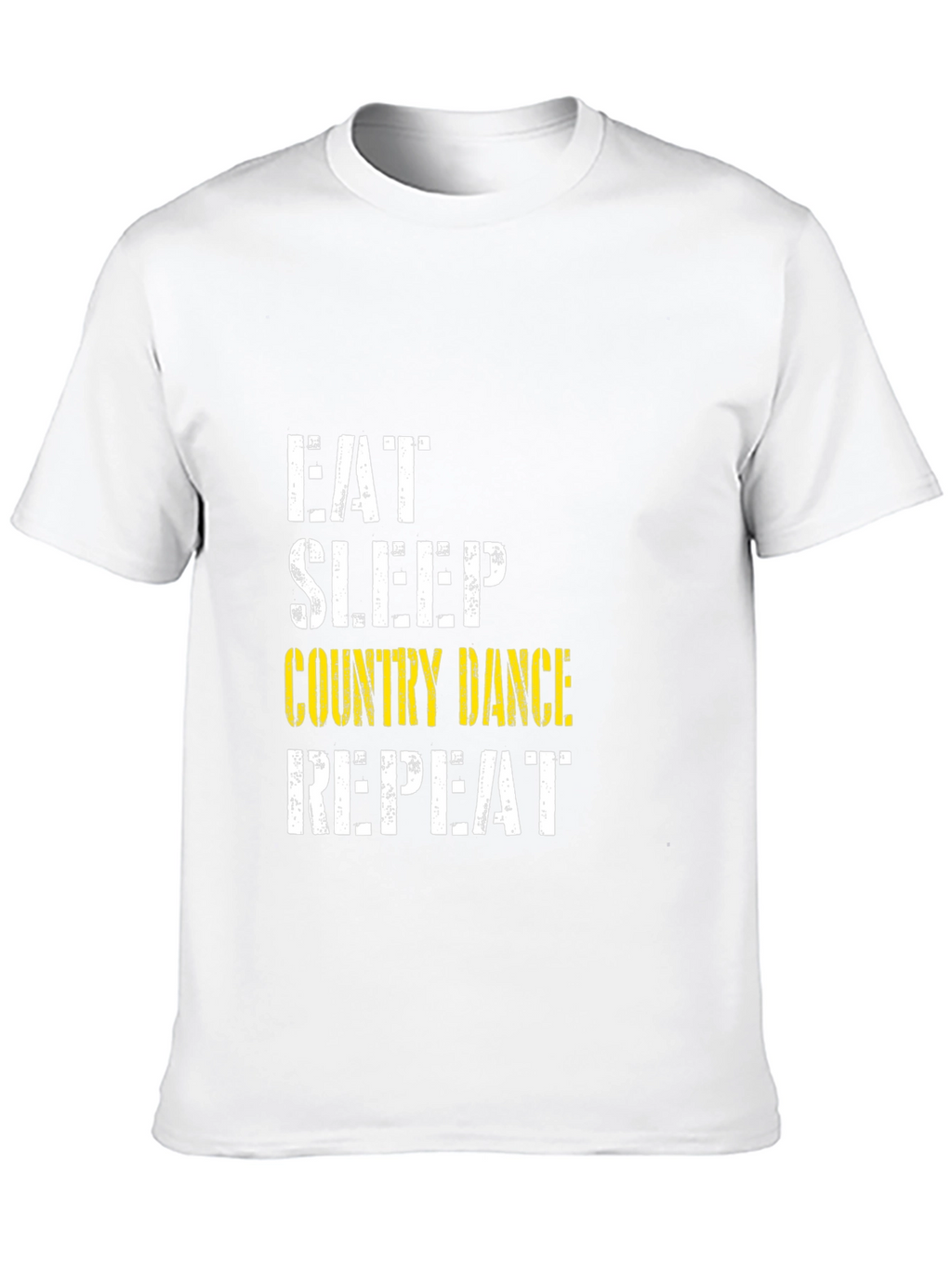 Eat Sleep Country Dance Repeat Black T-Shirt