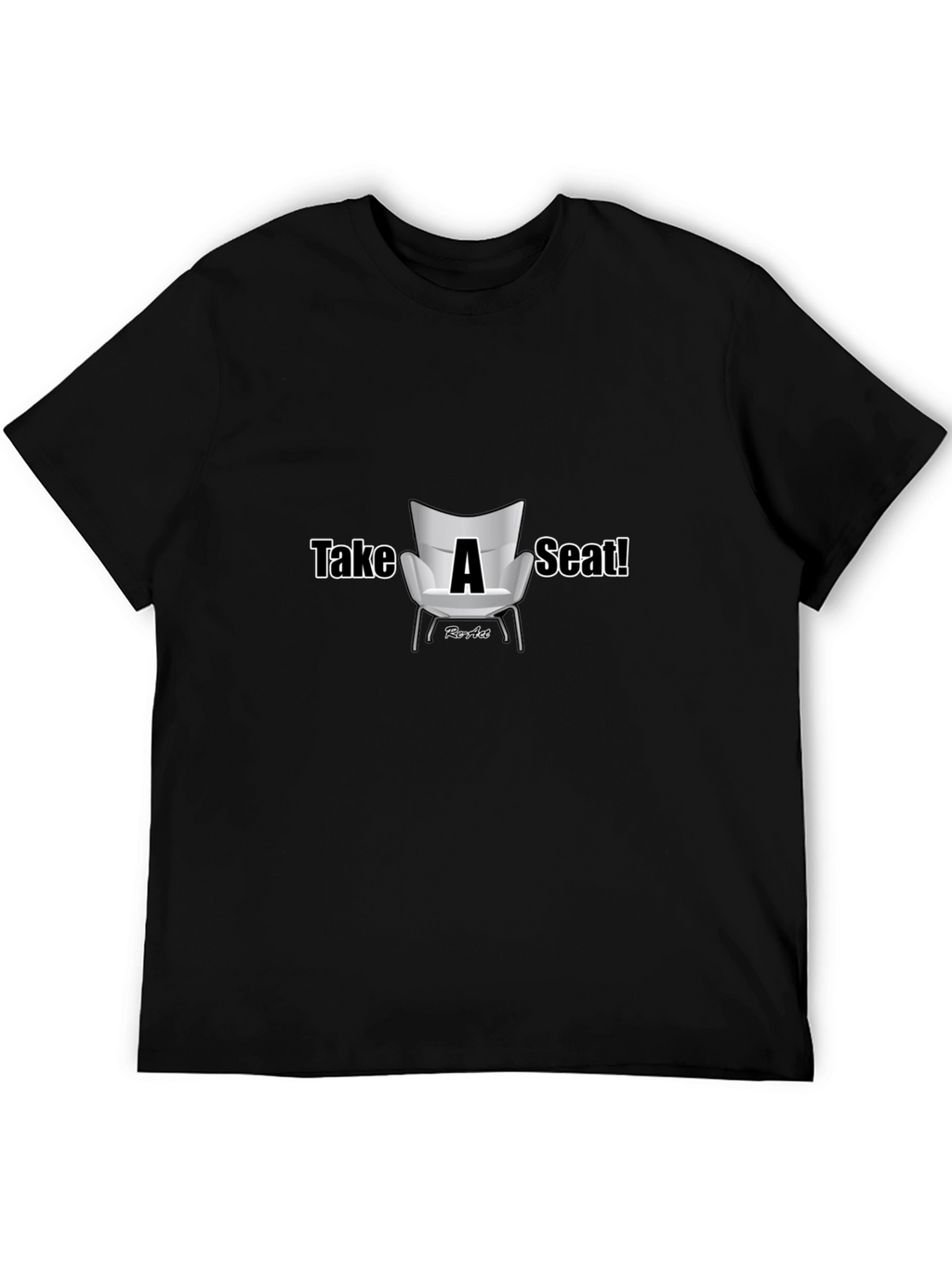 Take A Seat Graphic T-Shirt - Casual Style