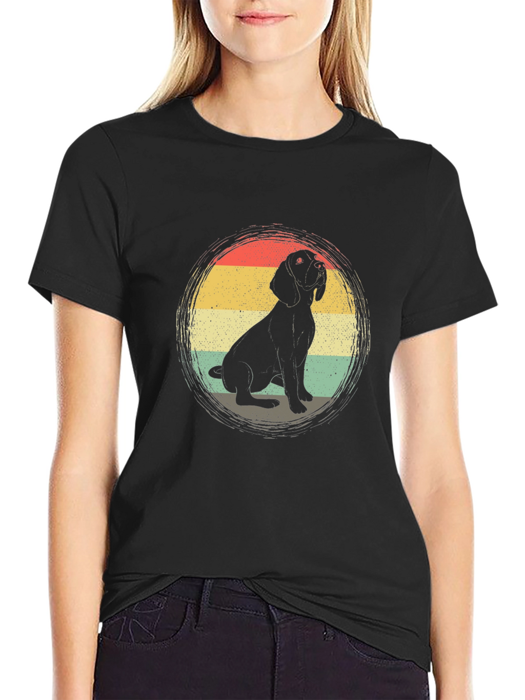 Retro Beagle Dog Graphic Tee