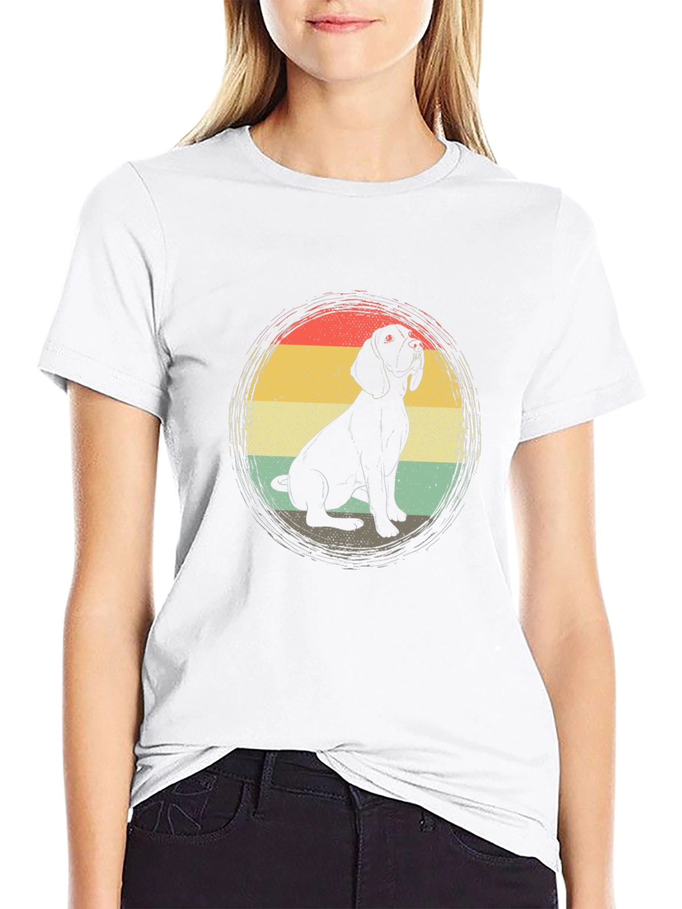 Retro Beagle Dog Graphic Tee
