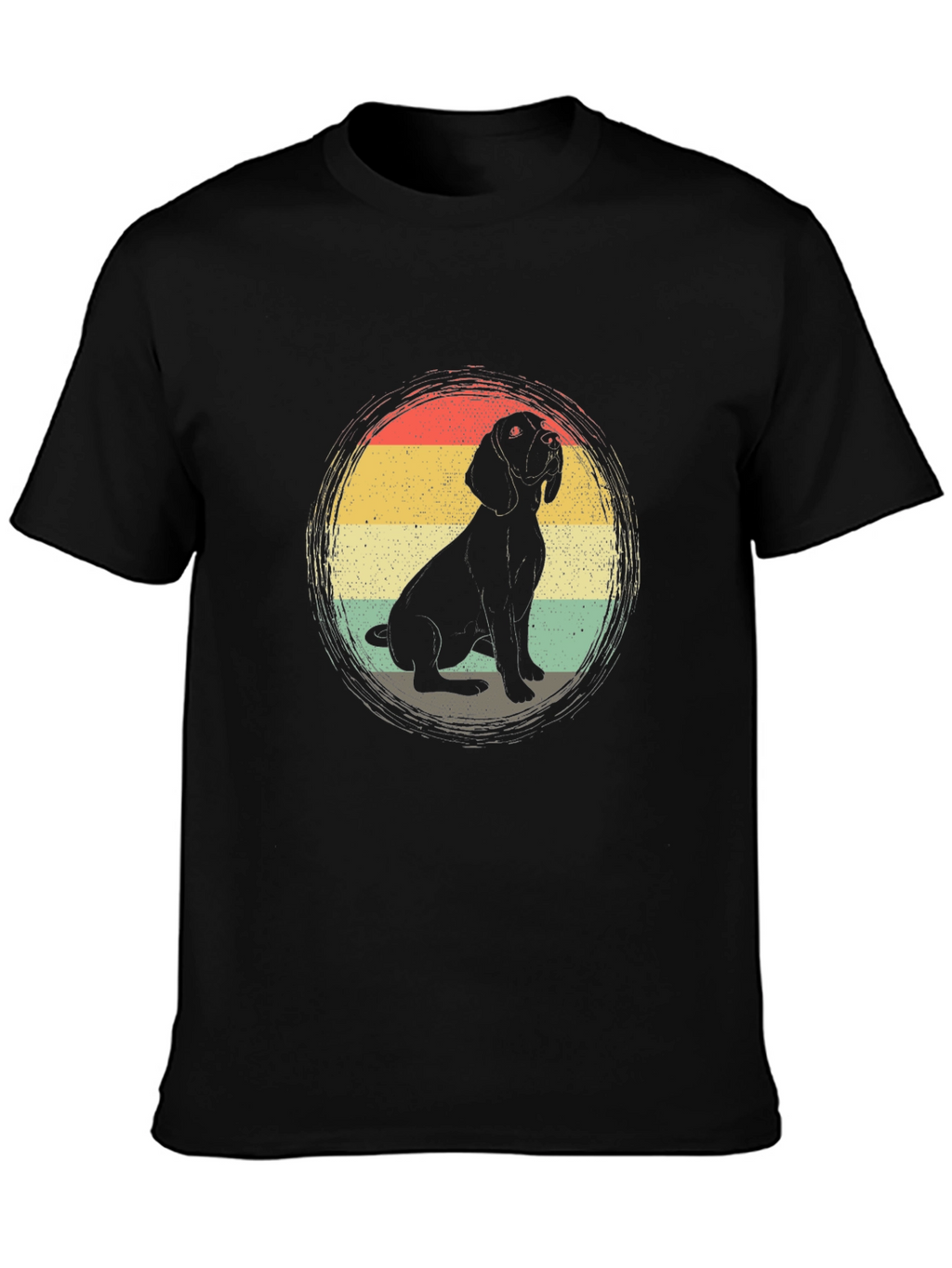 Retro Beagle Dog Graphic Tee