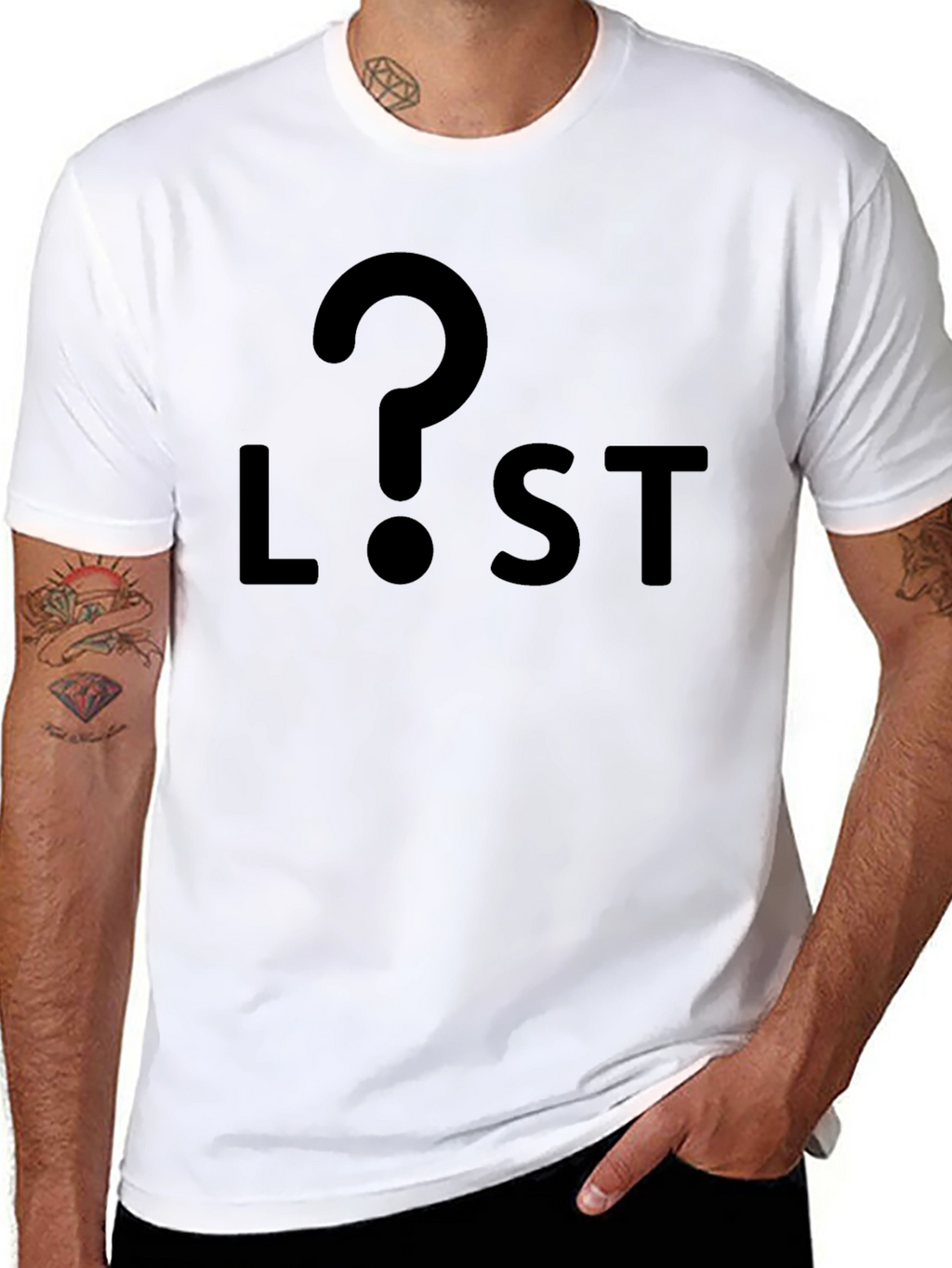 Lost? Graphic T-Shirt - Mystery Design