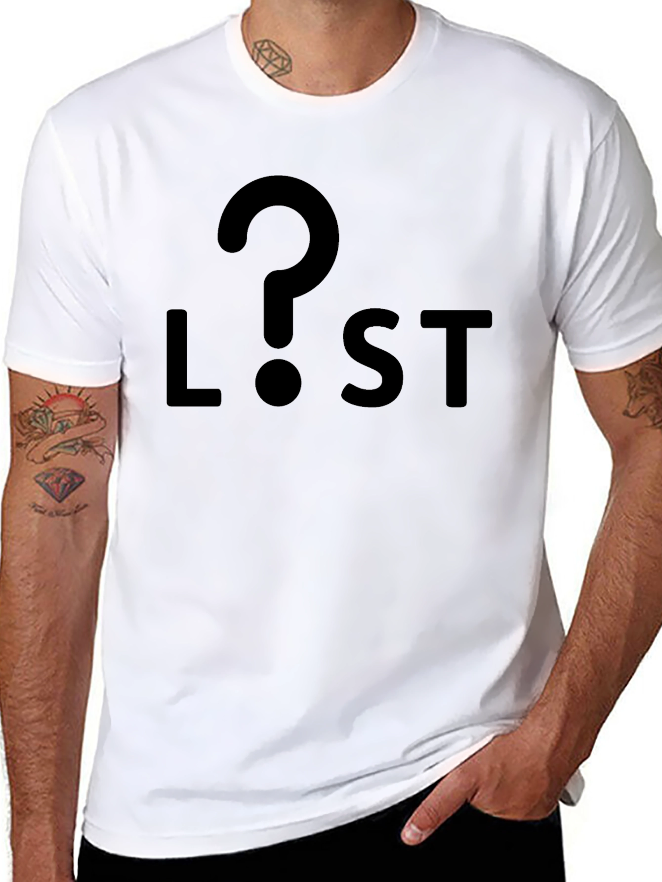 Lost? Graphic T-Shirt - Mystery Design