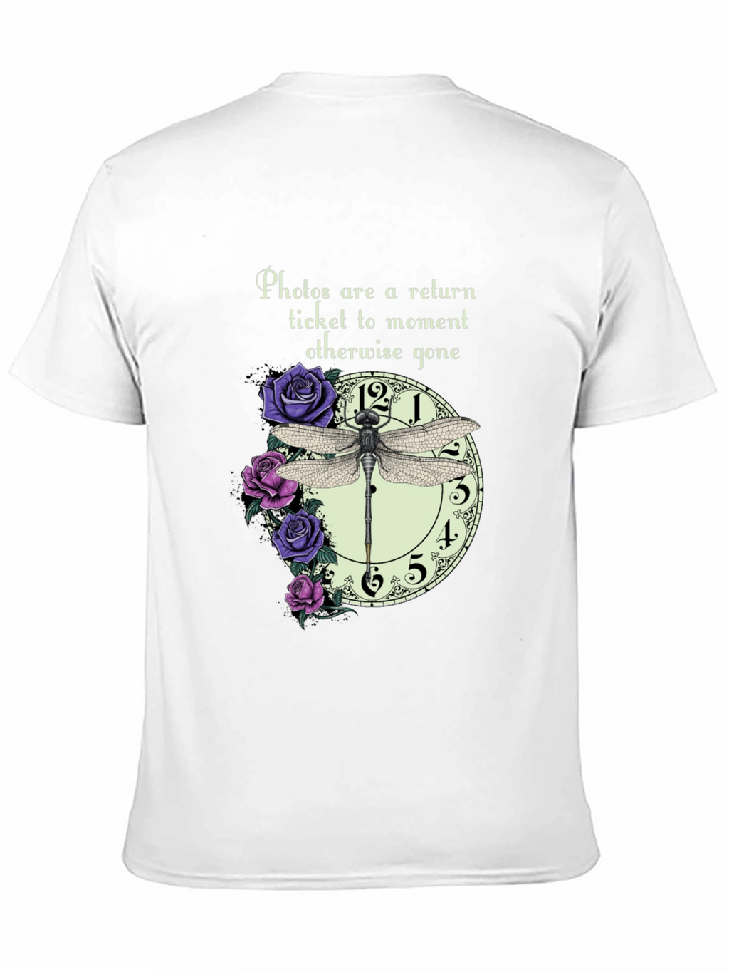 Dragonfly Clock Photos T-Shirt