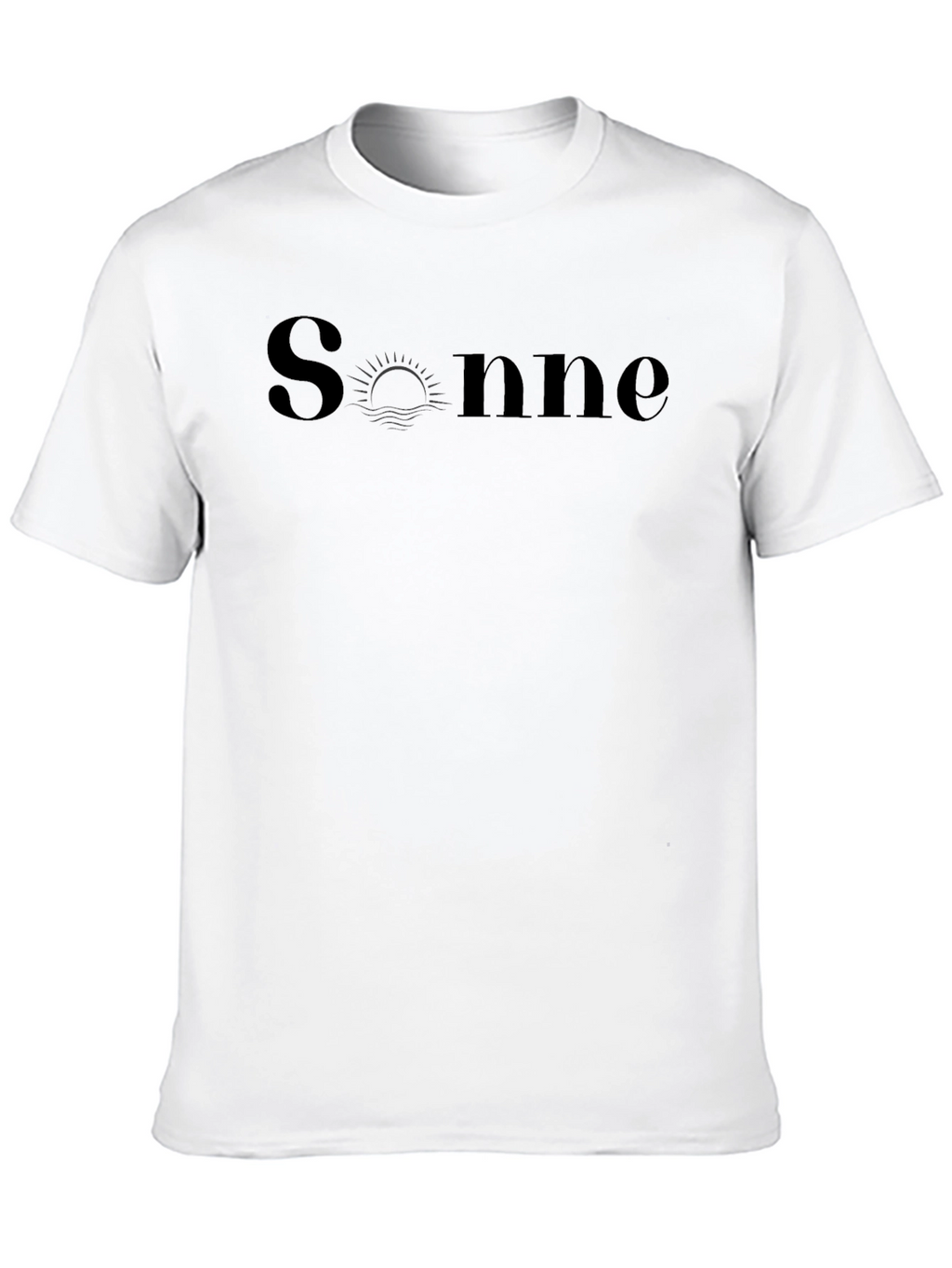 Sonne Graphic Tee - Stylish Black T-Shirt