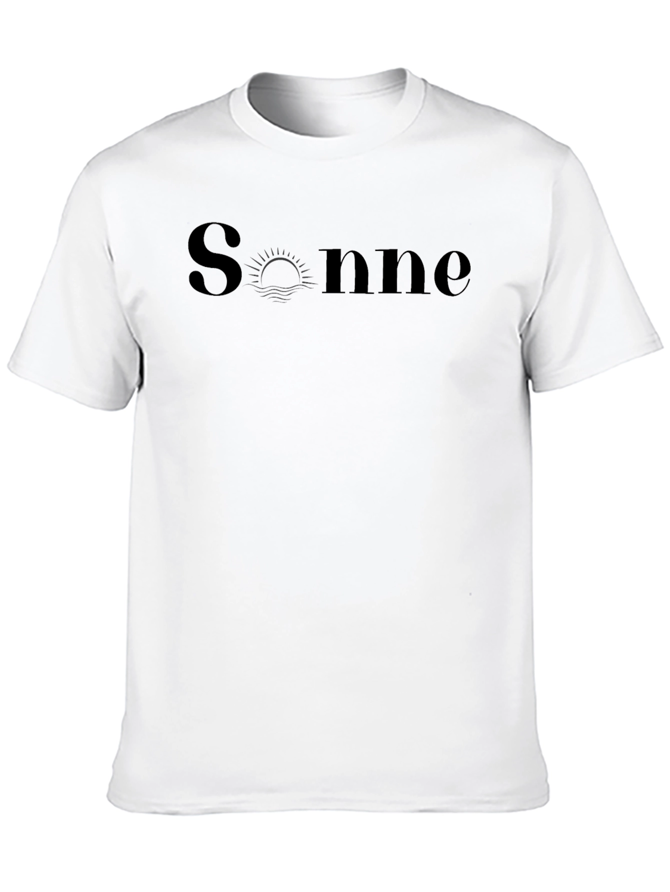 Sonne Graphic Tee - Stylish Black T-Shirt