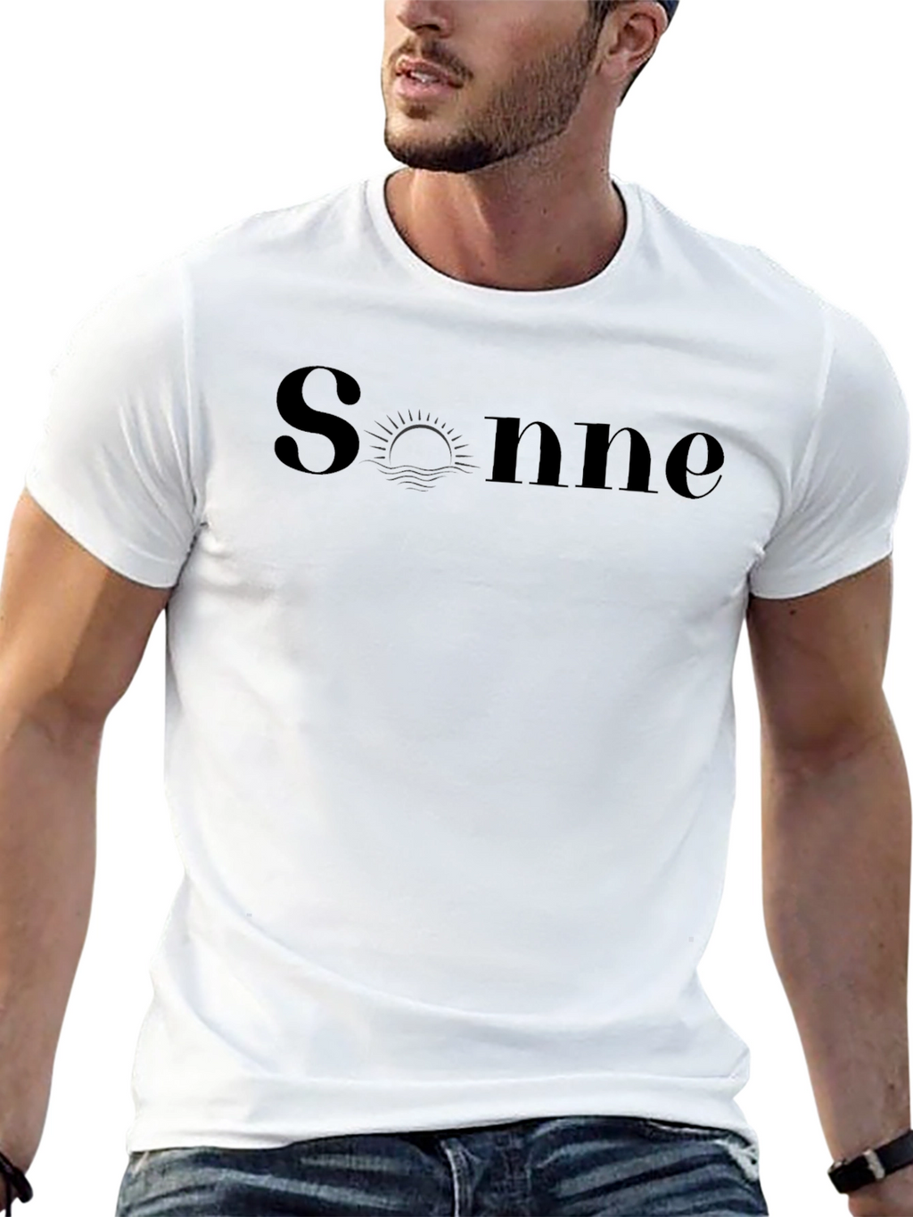 Sonne Graphic Tee - Stylish Black T-Shirt