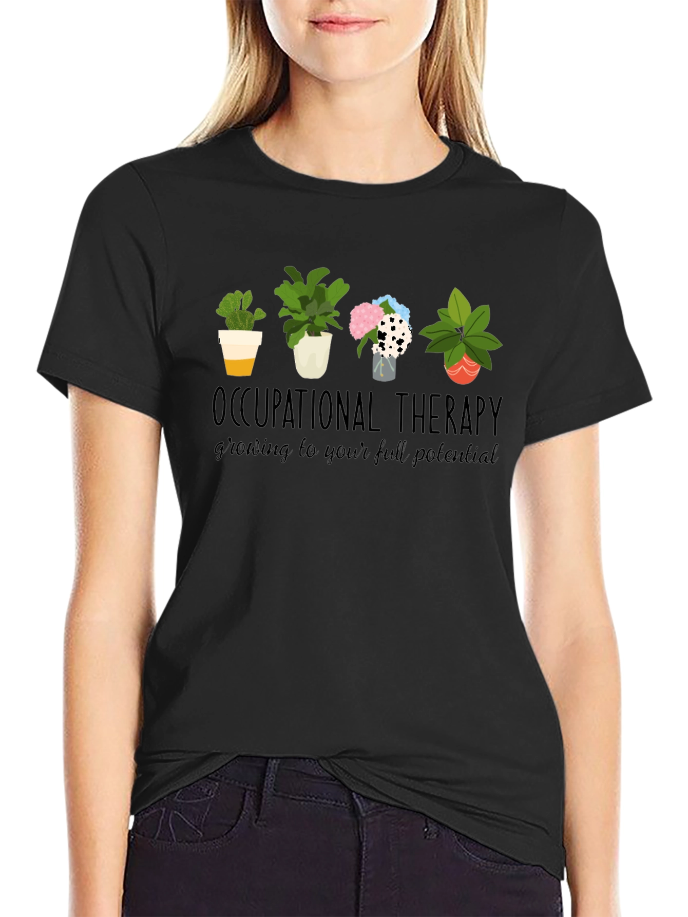 Occupational Therapy Plant Graphic Tee