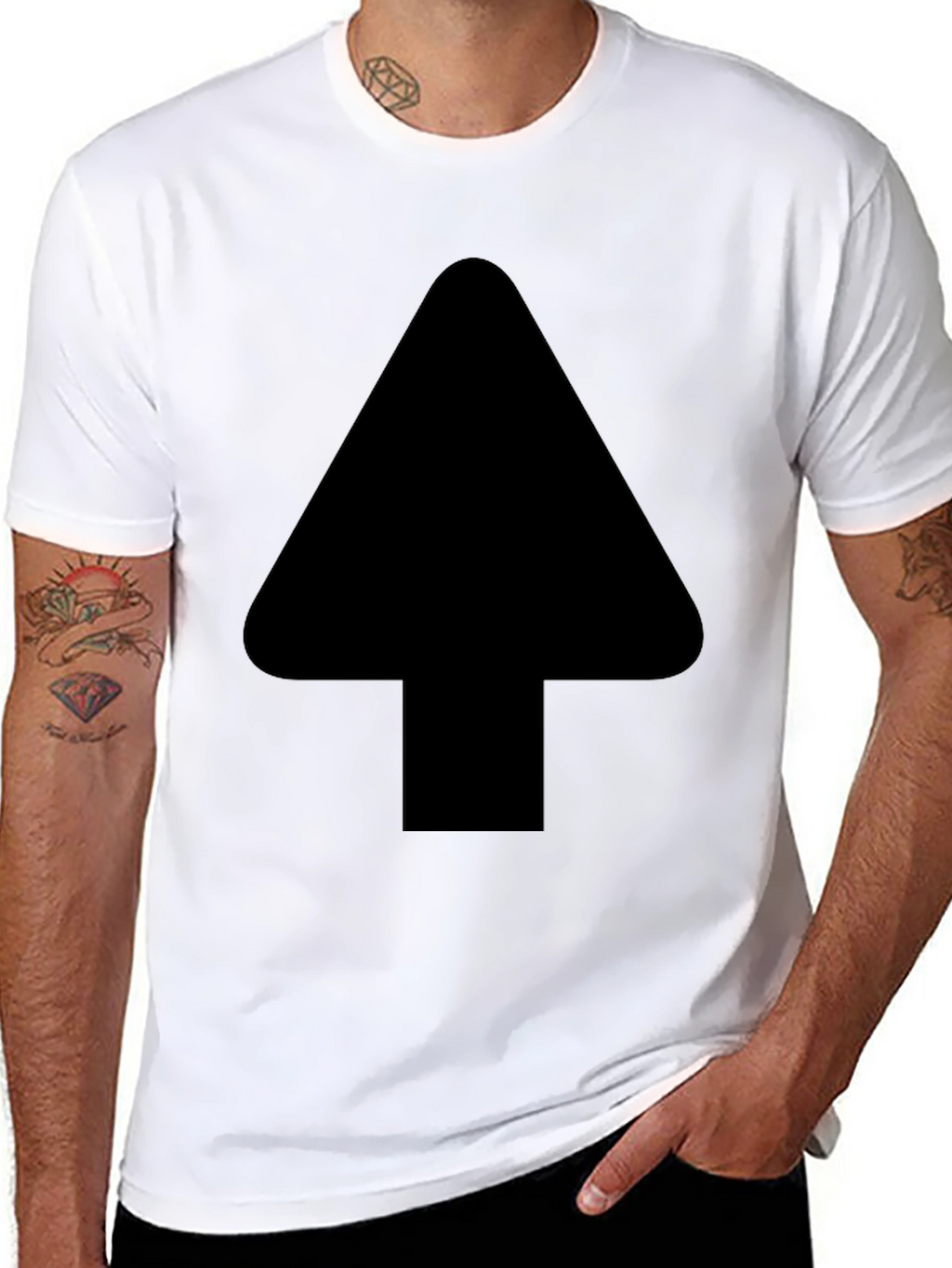 Spade Graphic Black T-Shirt