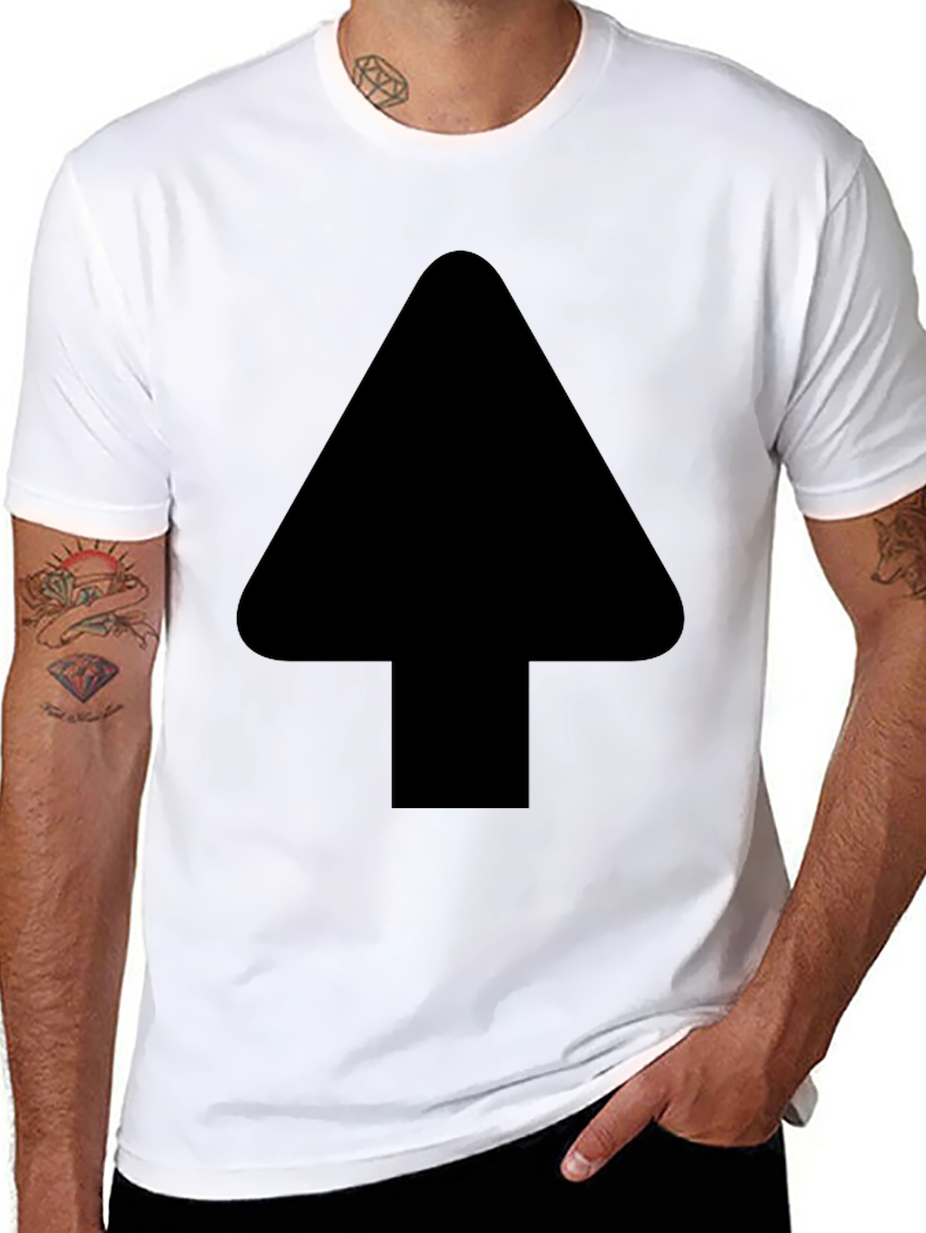 Spade Graphic Black T-Shirt