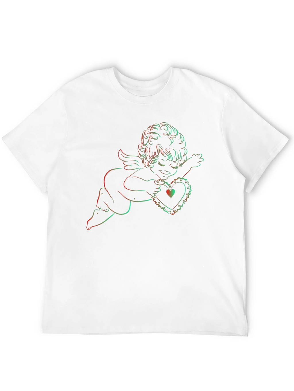 Cherub Heart Graphic Tee - Black