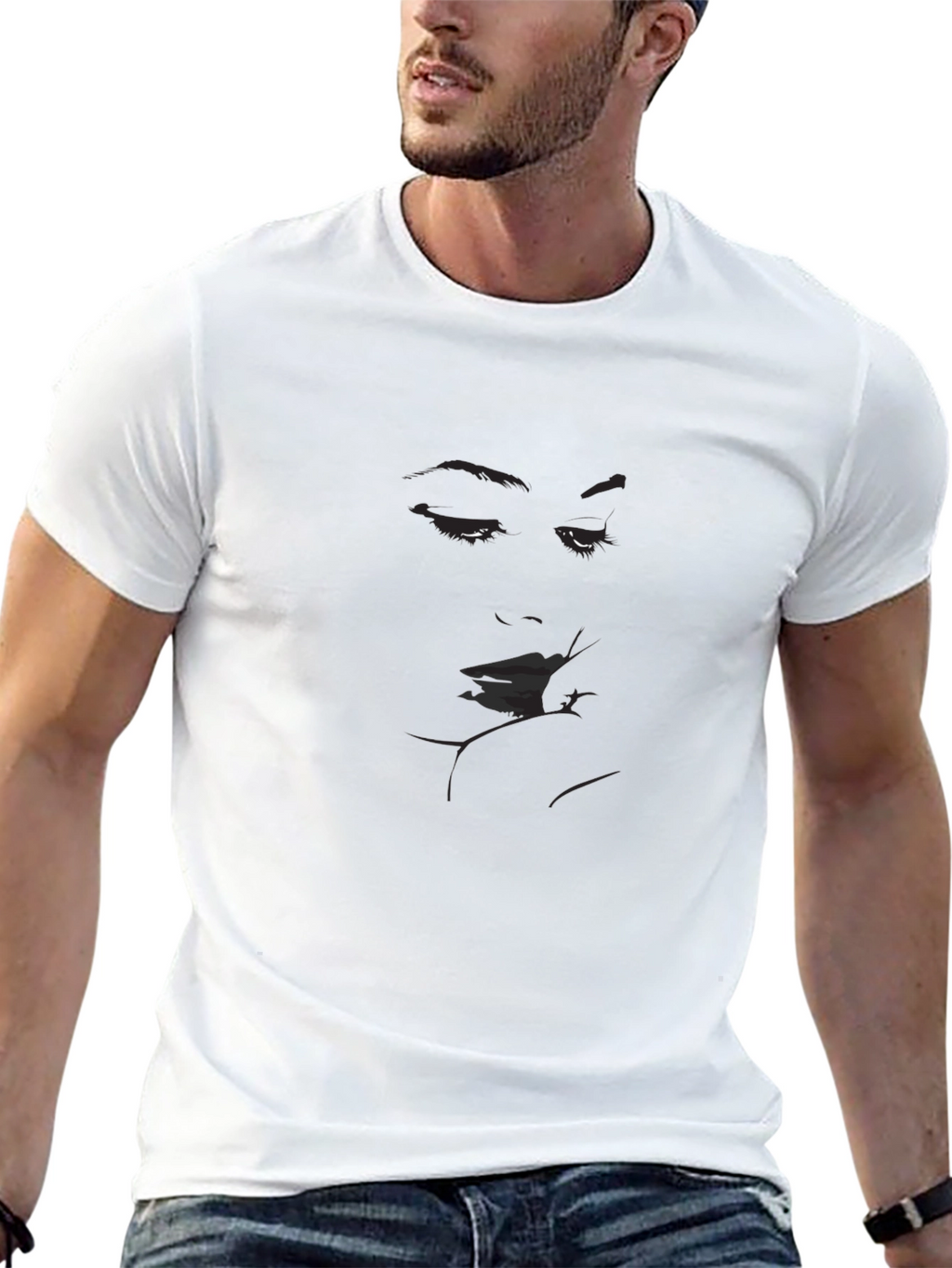 Dark Silhouette Graphic Tee - Unisex Black T-Shirt
