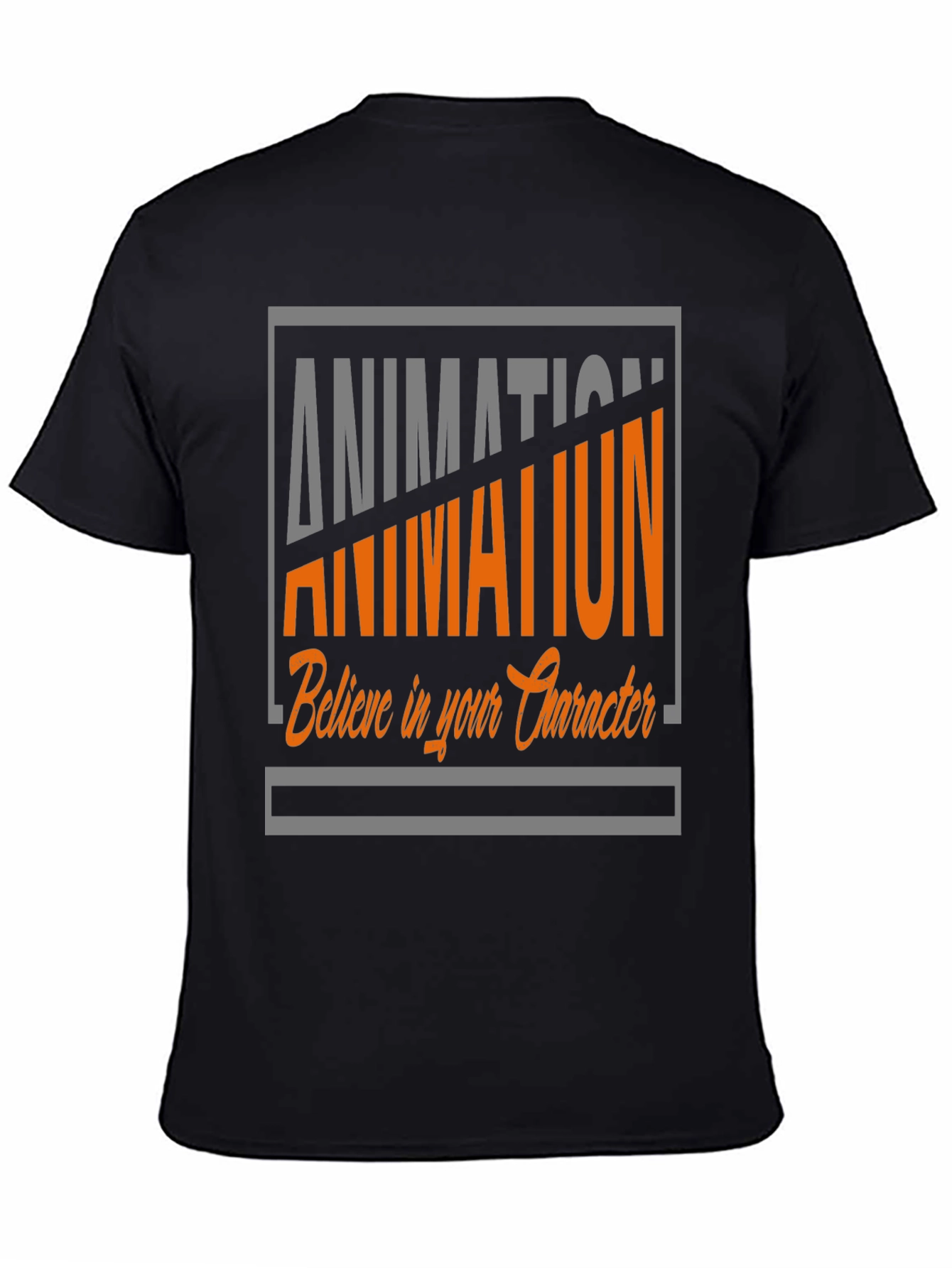 Animation Graphic Tee - Believe in Your Character T-Shirt