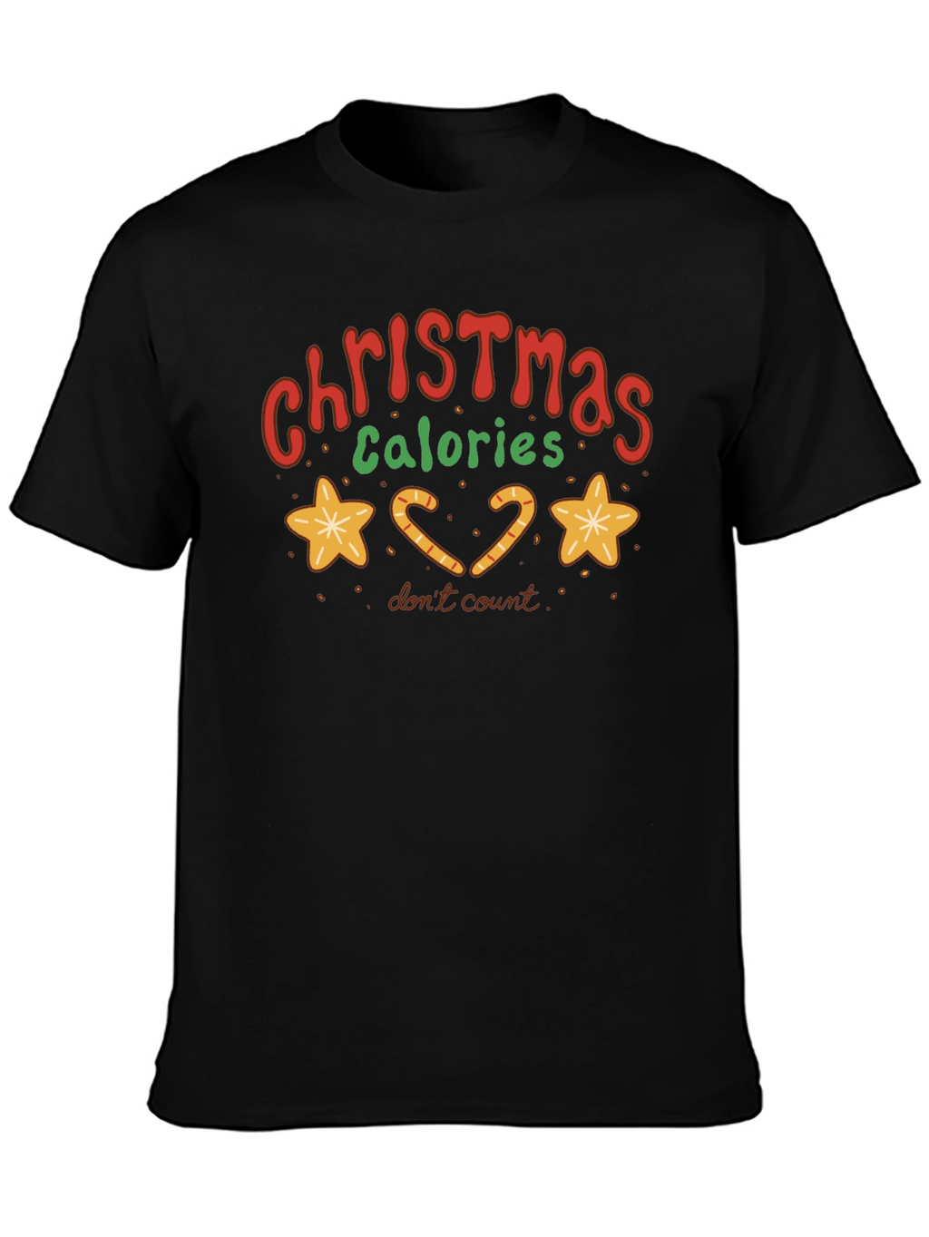 Christmas Calories Dont Count Graphic T-Shirt