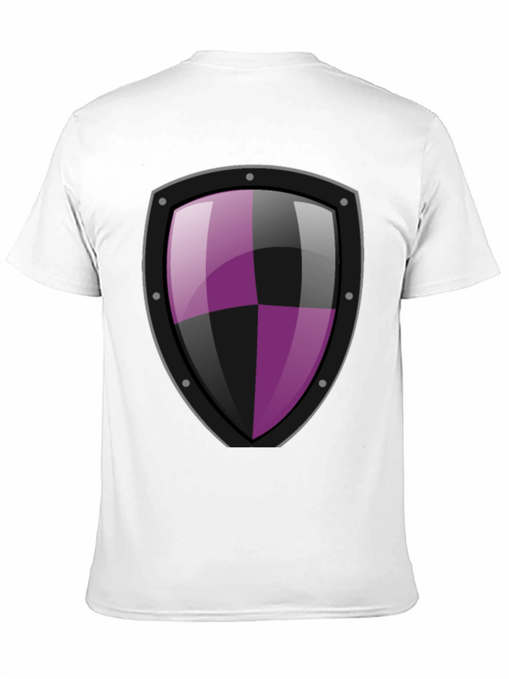 Shield Graphic T-Shirt - Black Cotton Tee