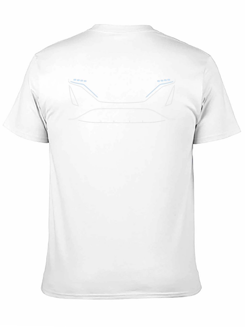 Futuristic Car Outline Graphic T-Shirt