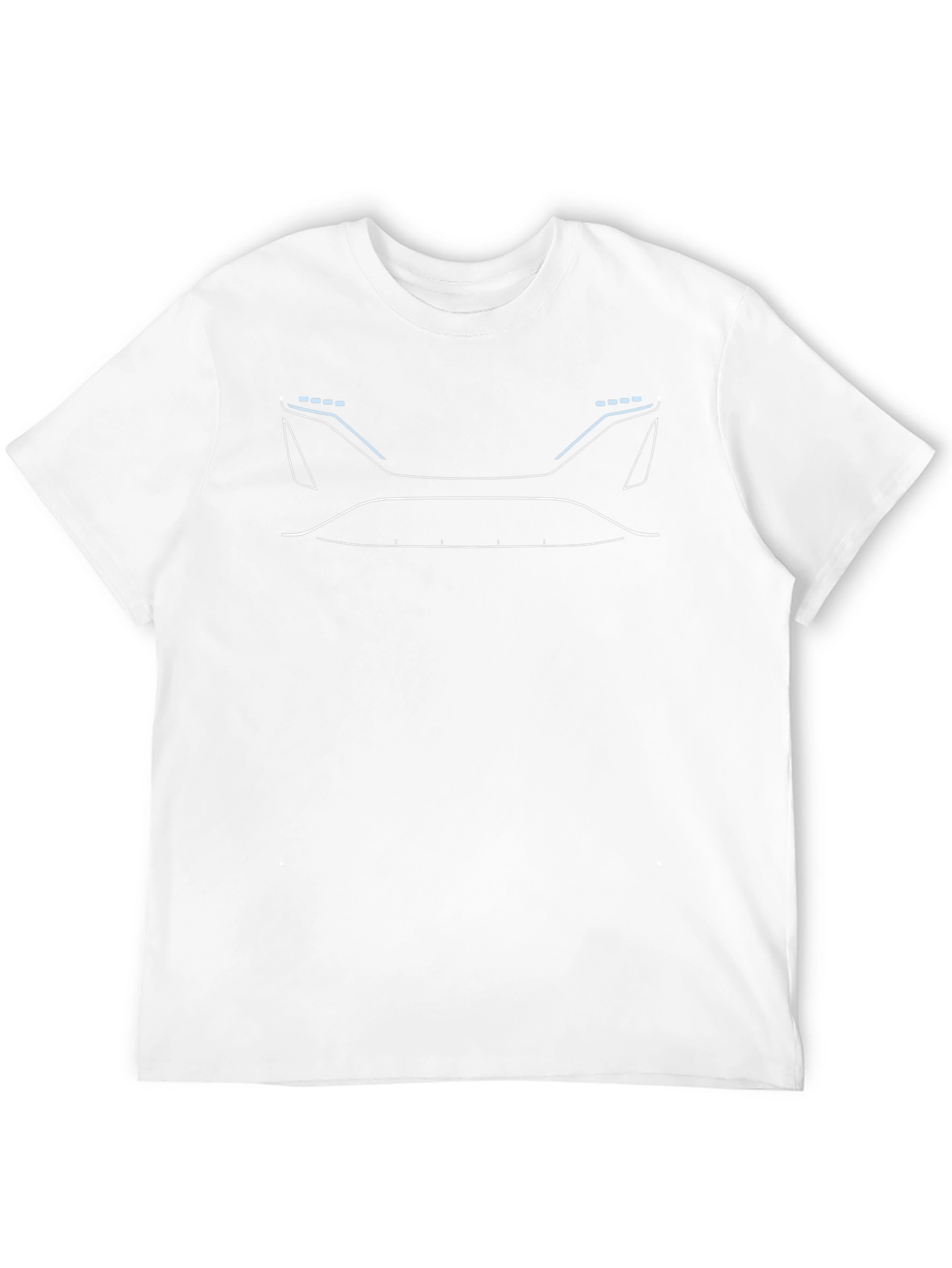Futuristic Car Outline Graphic T-Shirt