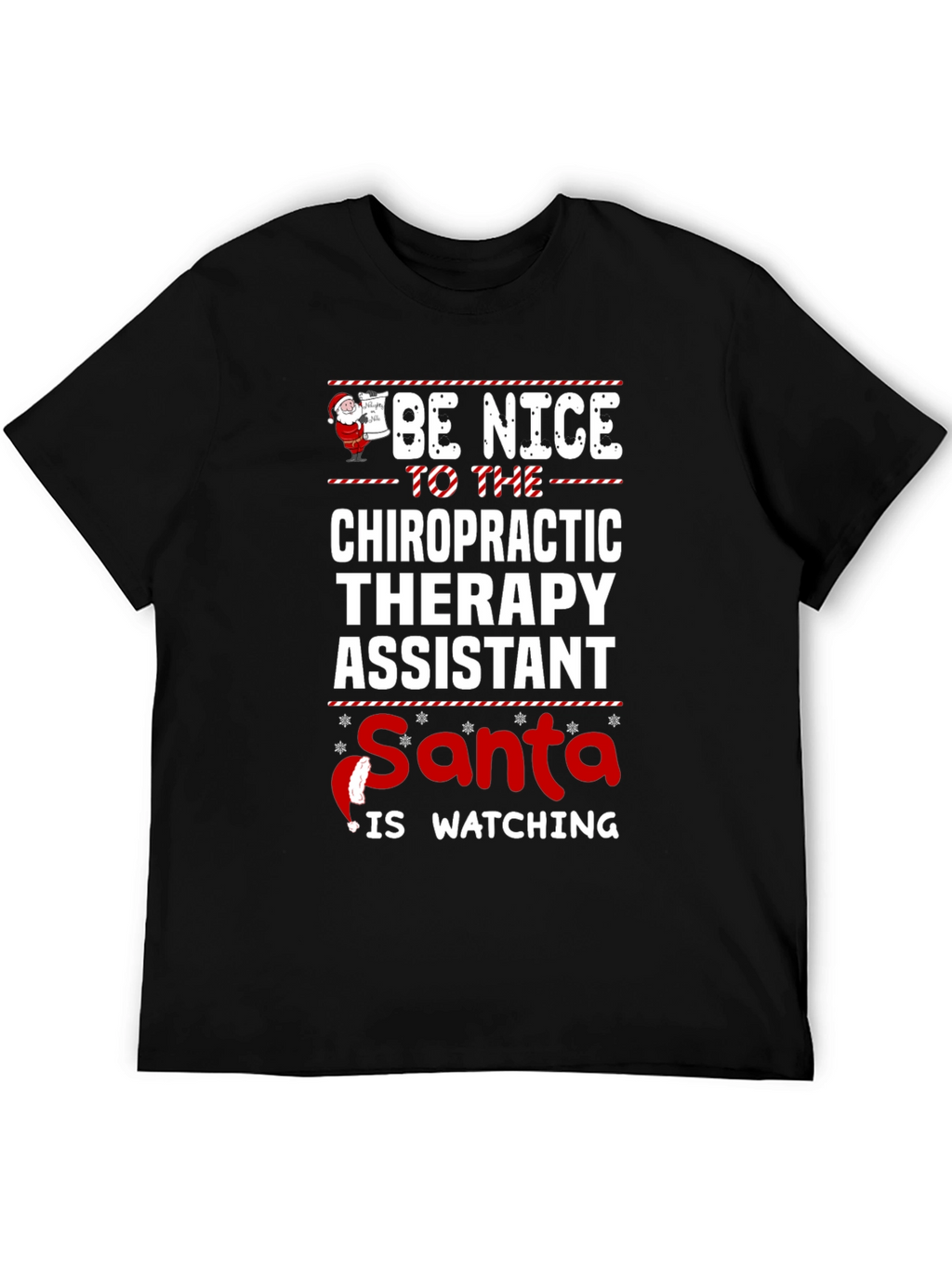 Chiropractic Therapy Assistant Christmas T-Shirt