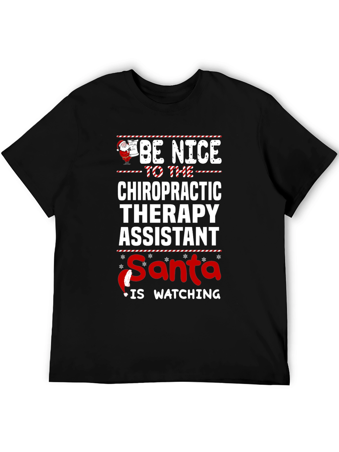 Chiropractic Therapy Assistant Christmas T-Shirt