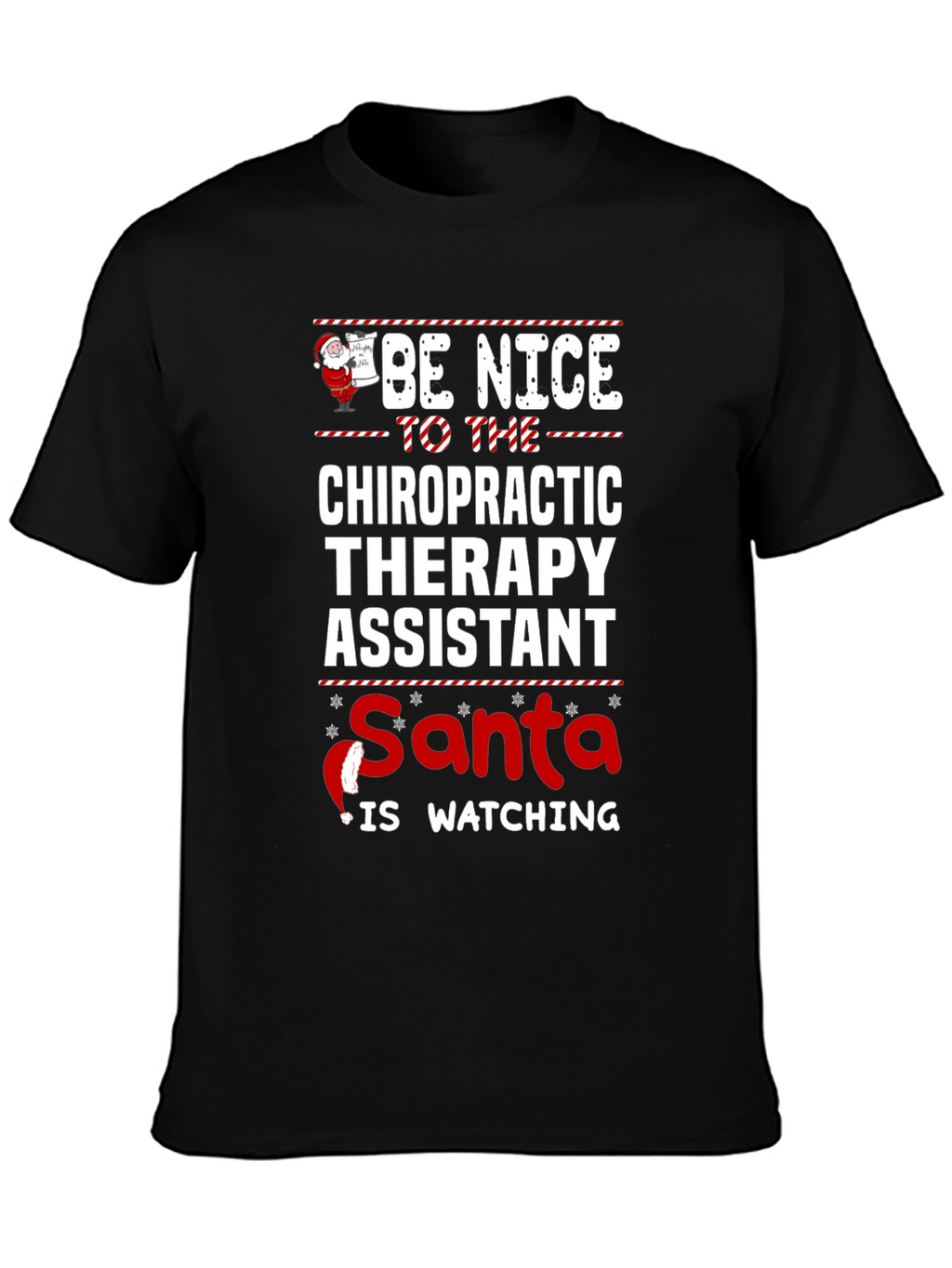 Chiropractic Therapy Assistant Christmas T-Shirt