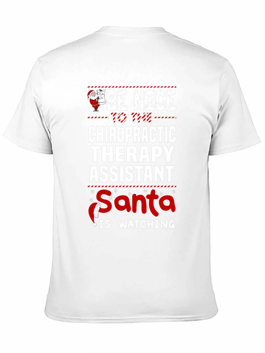 Chiropractic Therapy Assistant Christmas T-Shirt