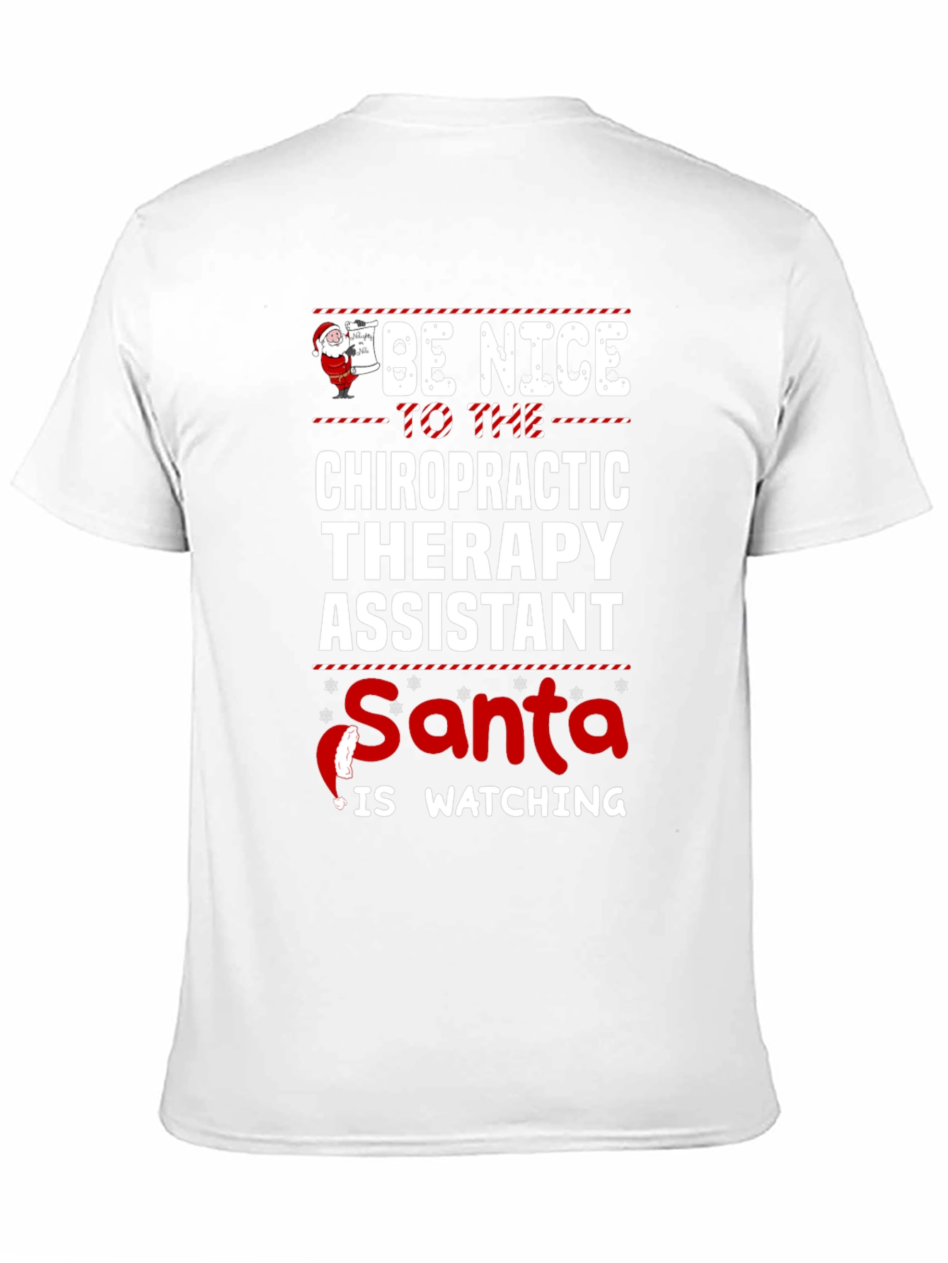 Chiropractic Therapy Assistant Christmas T-Shirt