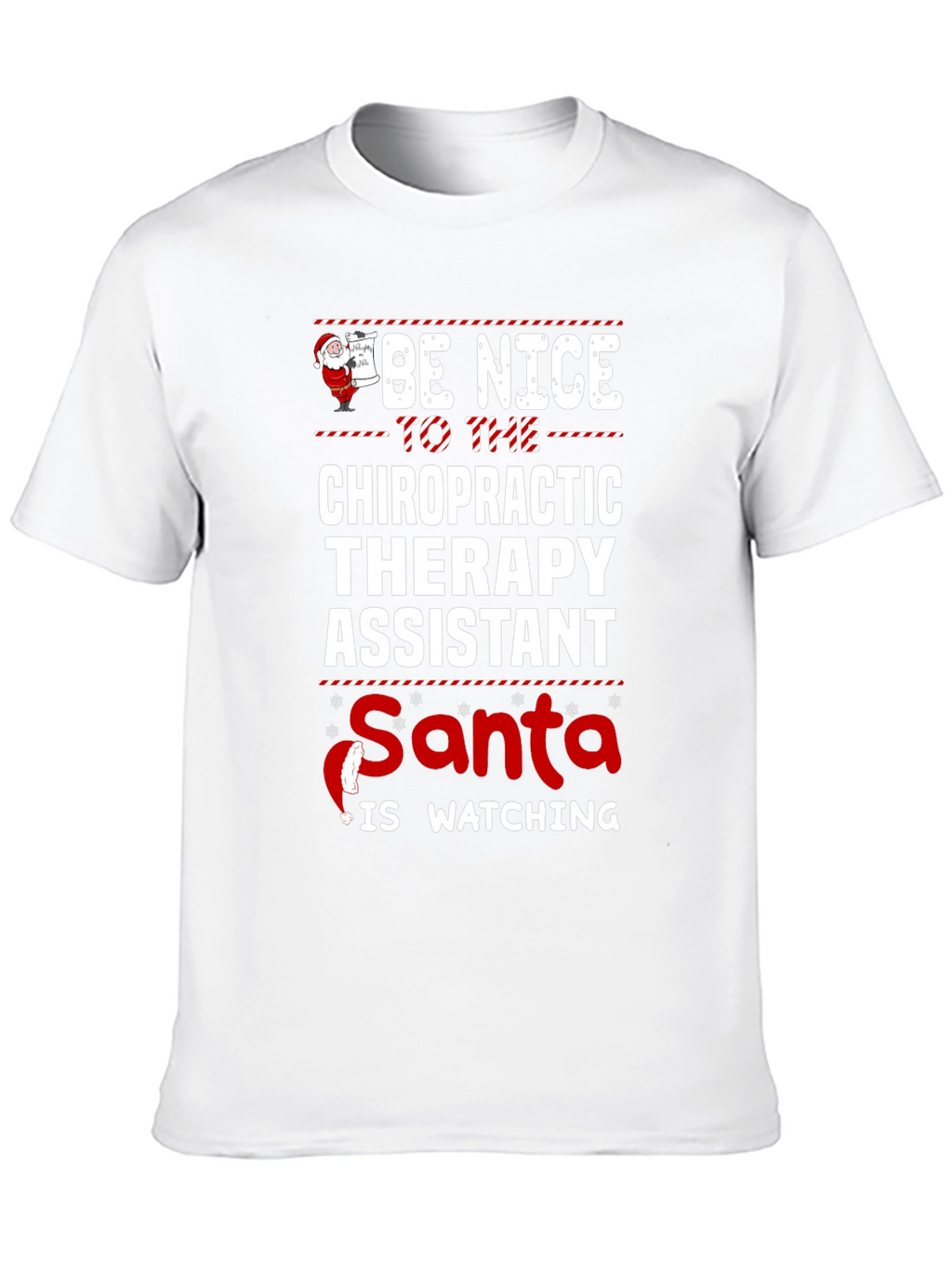 Chiropractic Therapy Assistant Christmas T-Shirt