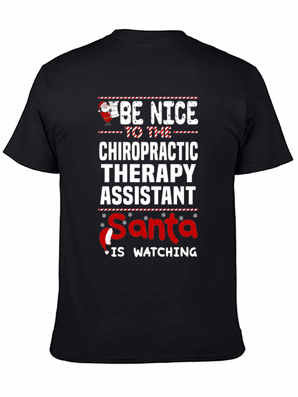 Chiropractic Therapy Assistant Christmas T-Shirt