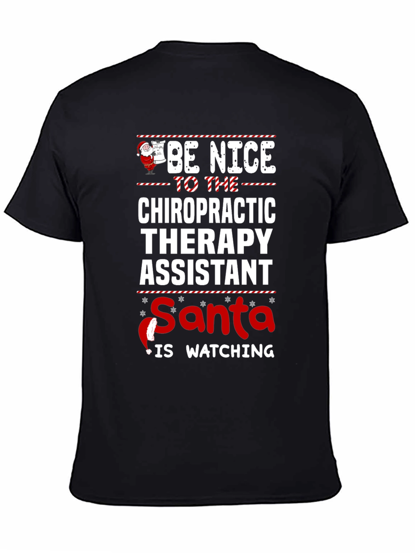 Chiropractic Therapy Assistant Christmas T-Shirt