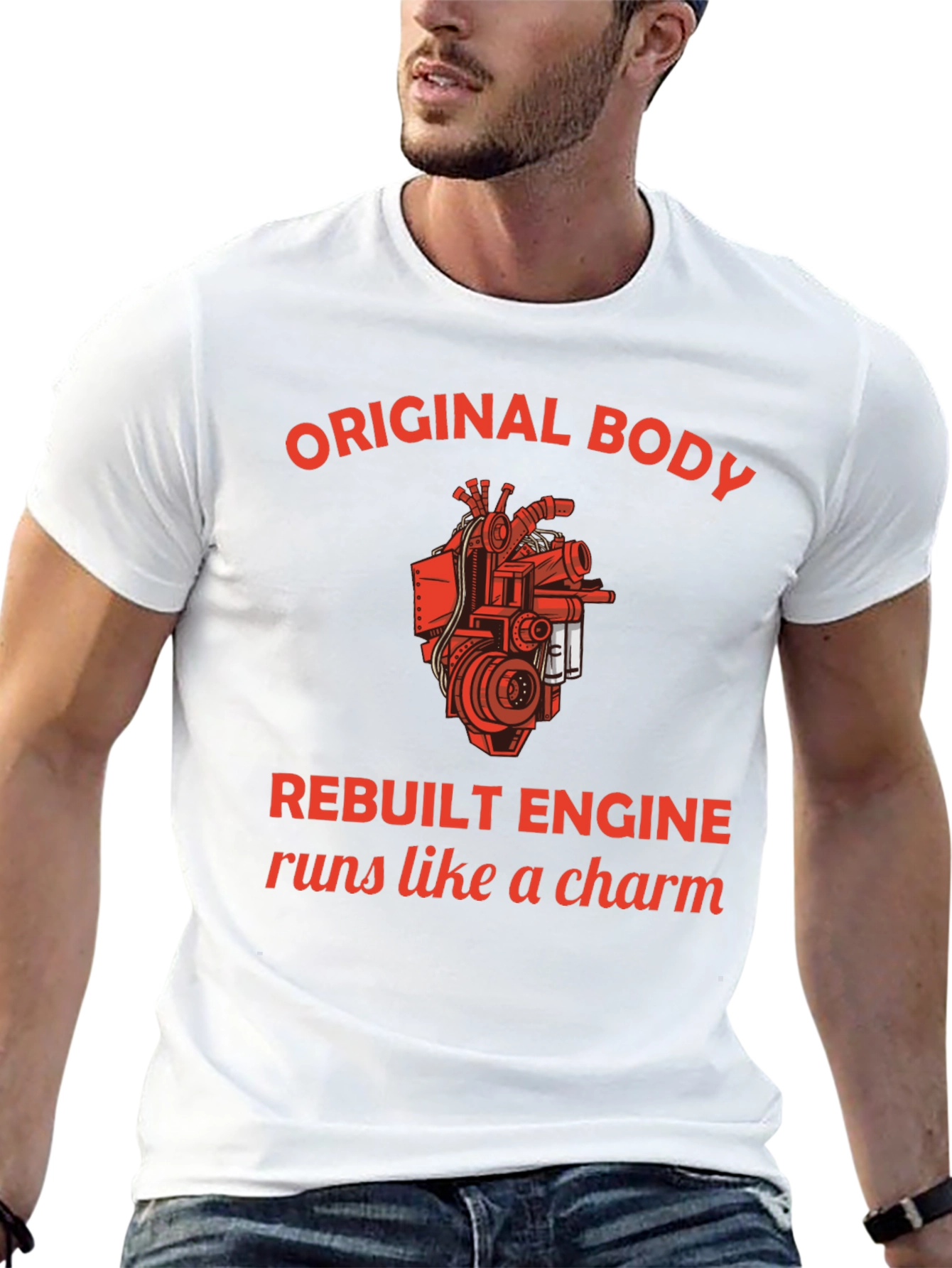 Original Body Rebuilt Engine Graphic Tee