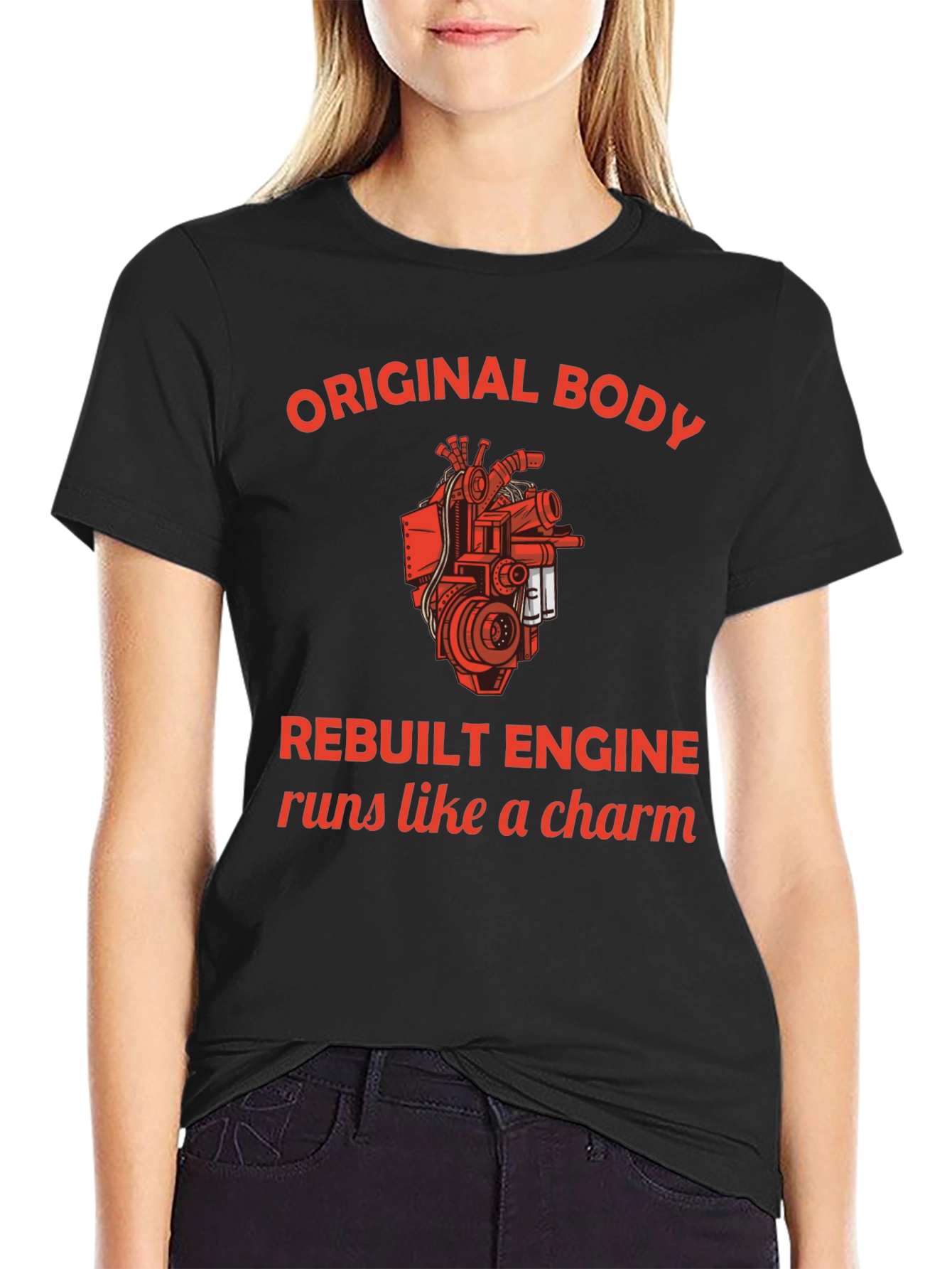 Original Body Rebuilt Engine Graphic Tee