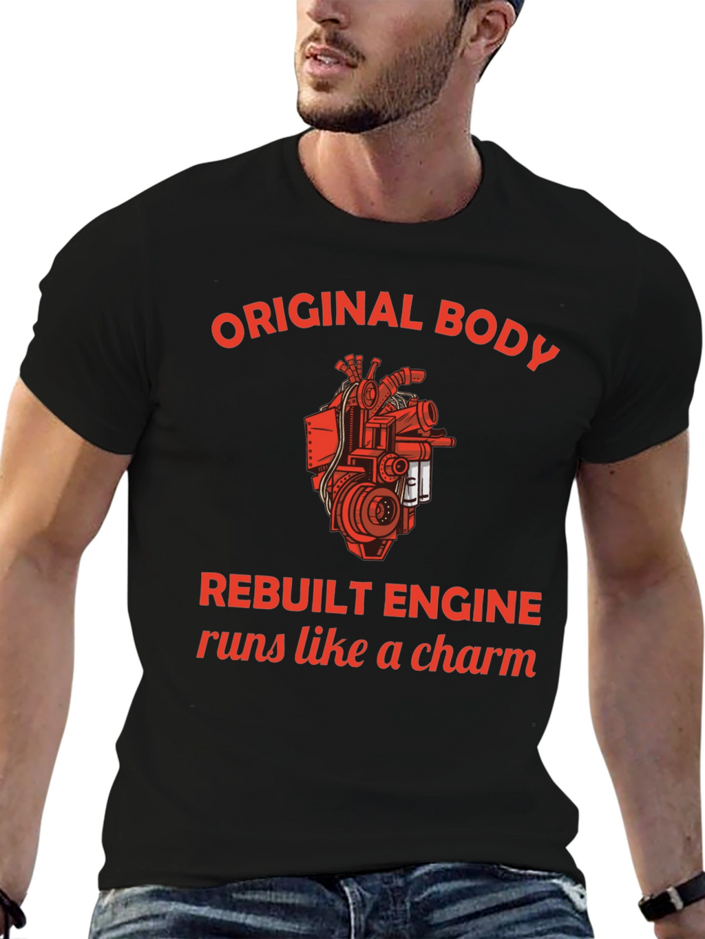 Original Body Rebuilt Engine Graphic Tee