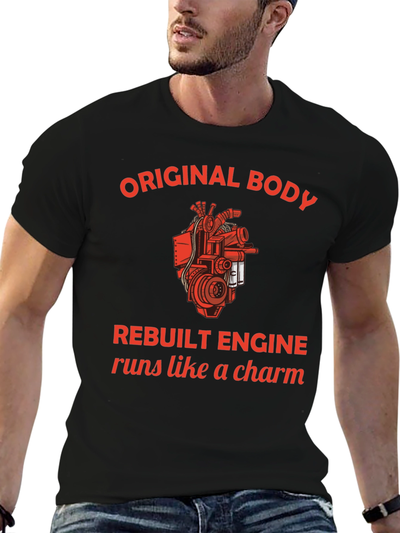 Original Body Rebuilt Engine Graphic Tee