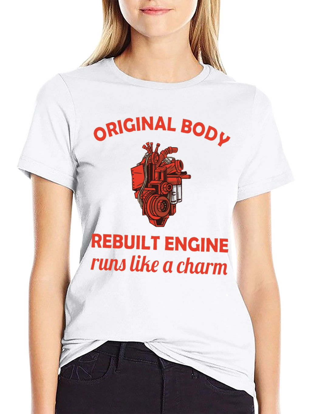 Original Body Rebuilt Engine Graphic Tee