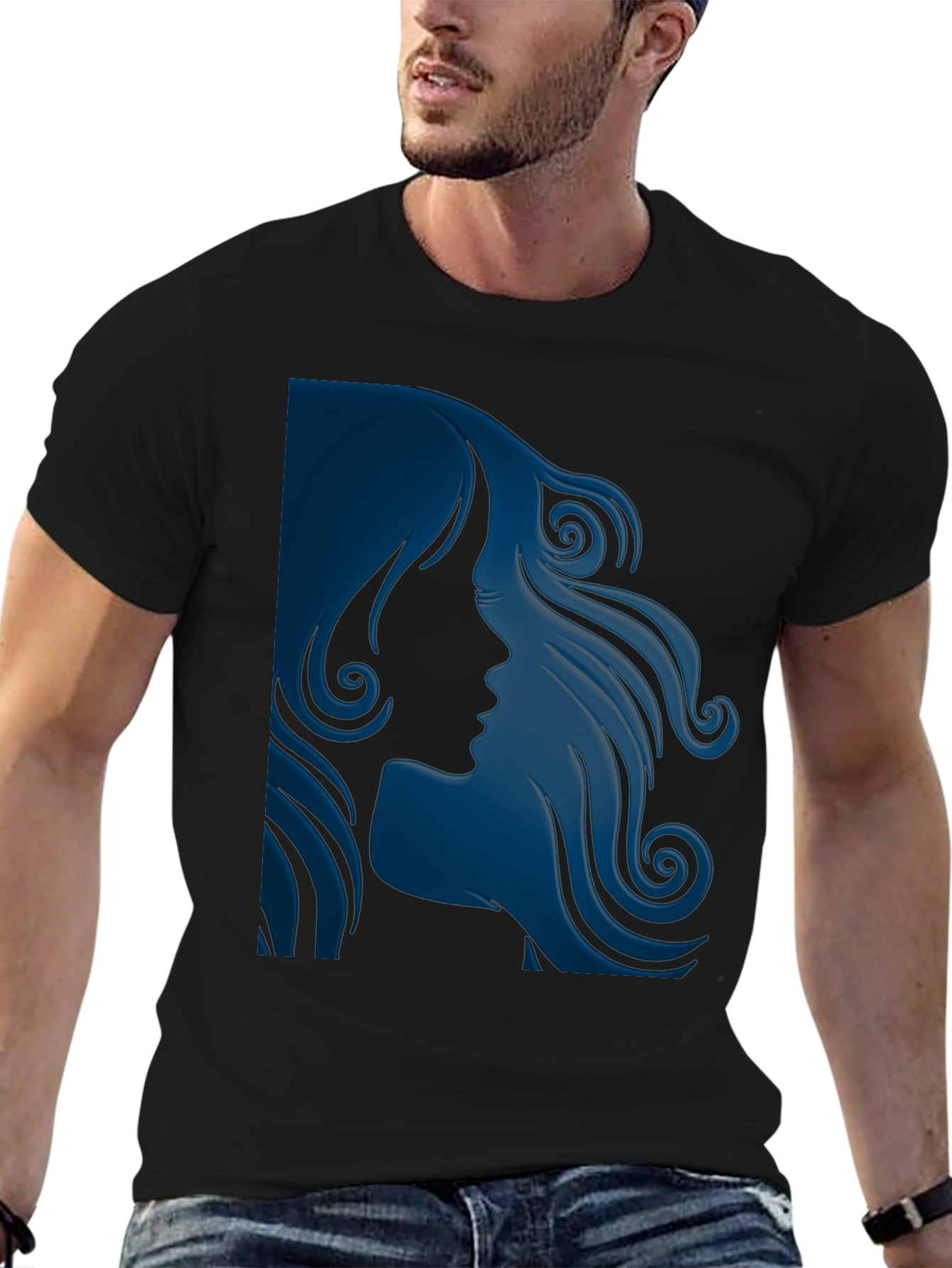 Silhouette T-Shirt - Abstract Woman Design