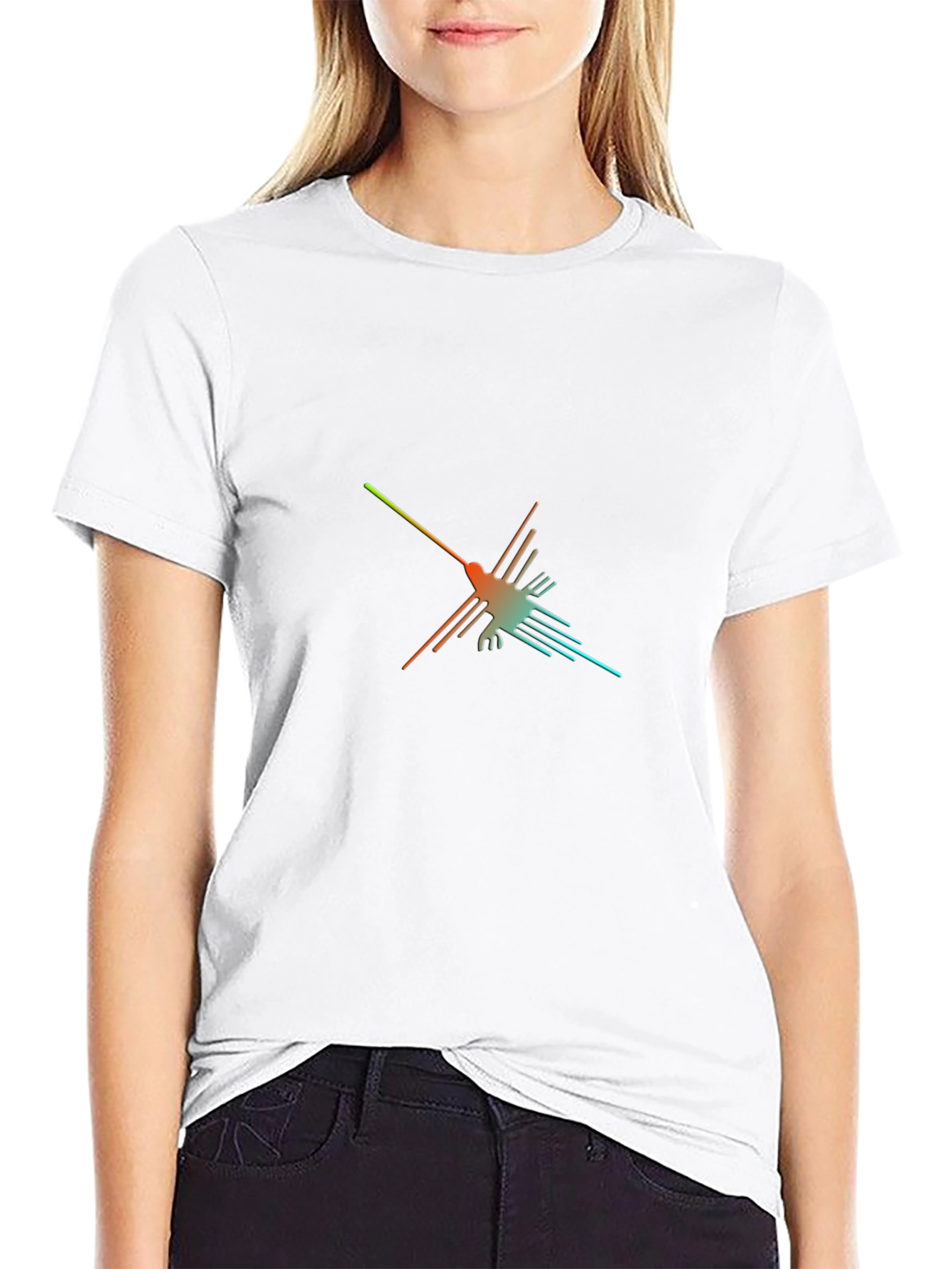 Nazca Lines Hummingbird Graphic Tee